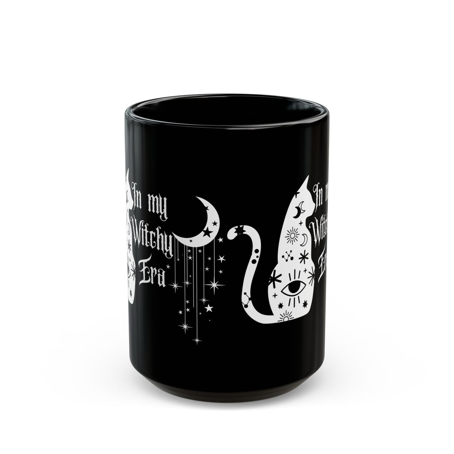 Halloween mug Witchy gift Black cat mug moon gift Spooky things mug I like spooky funny gift best friend gift Christmas BlackMug(11oz,15oz)