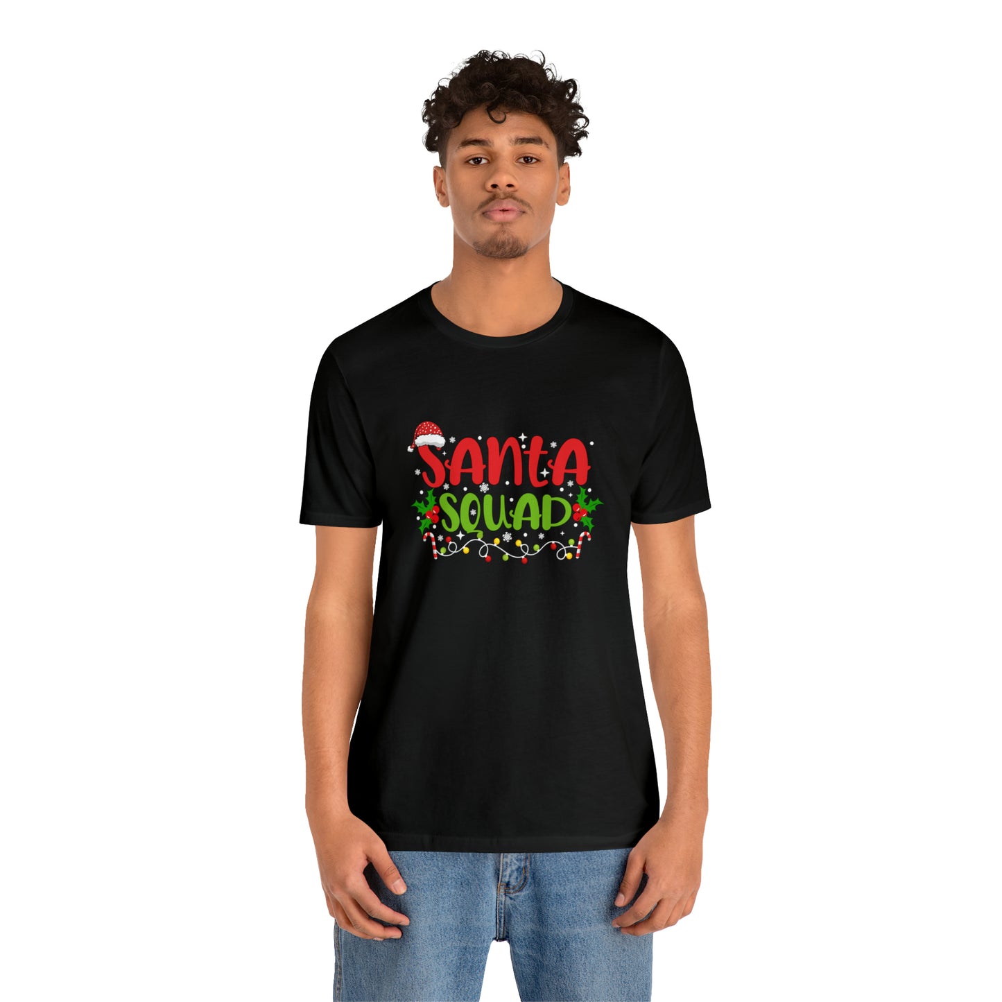 Santa's squad Matching Family Christmas Shirts Santa claus Hat family tshirts Family Christmas Shirt Xmas Tee Custom Christmas Tshirt photos
