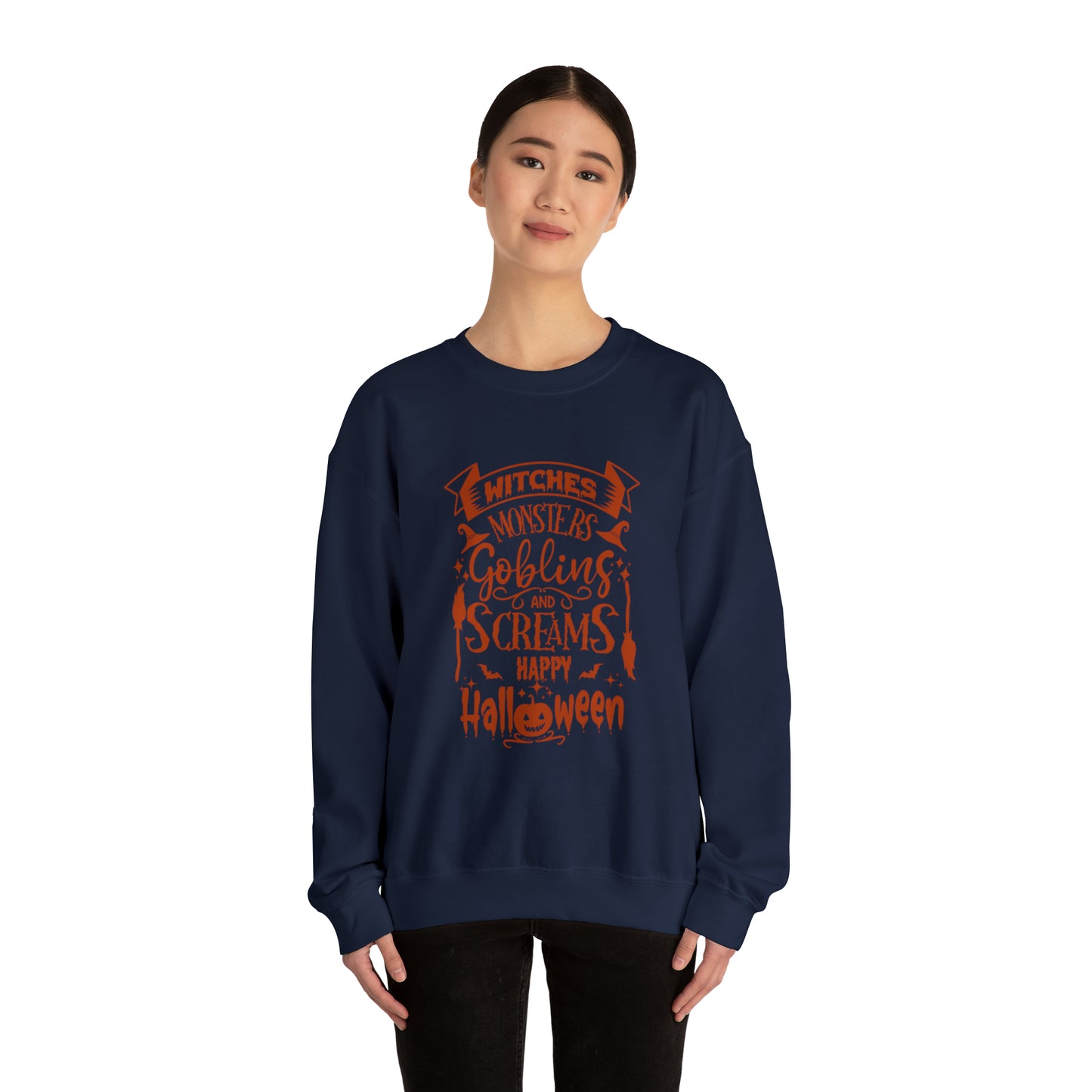 Witches Monsters Halloween Sweatshirt Ghostface Shirt Funny Halloween Horror Shirt Halloween Women's Sweatshirt Funny Halloween Tee Unisex