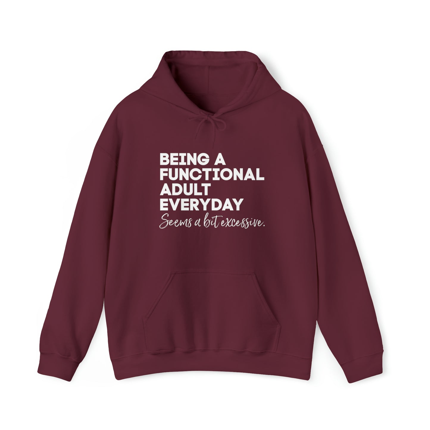 Being a functional adult sweater funny sweashirt birthday gift Christmas gifts Sweatshirt Gift for him Gift
