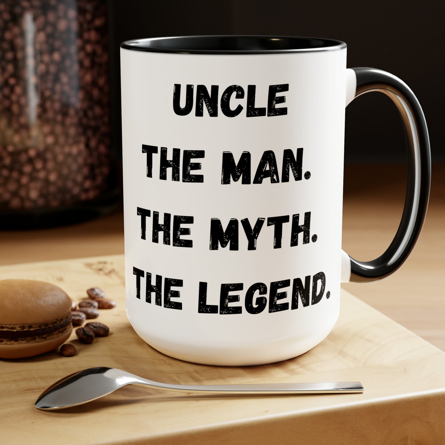 Uncle the man mug the myth the legend mug Daddy mug love you dad sister gift Coffee Mug pregnancy reveal gift heart mug gift for him Coffee