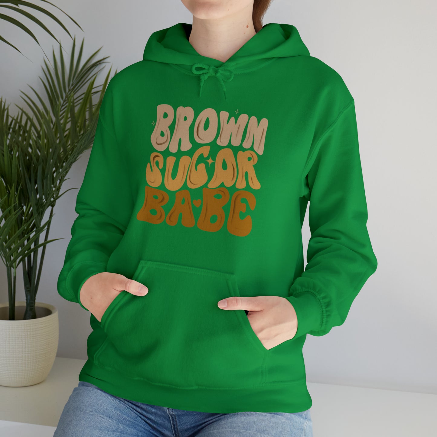 Brown sugar babe hoodie, gift for her, best friend gift, birthday vacation, Unisex Heavy Blend Hooded Sweatshirt