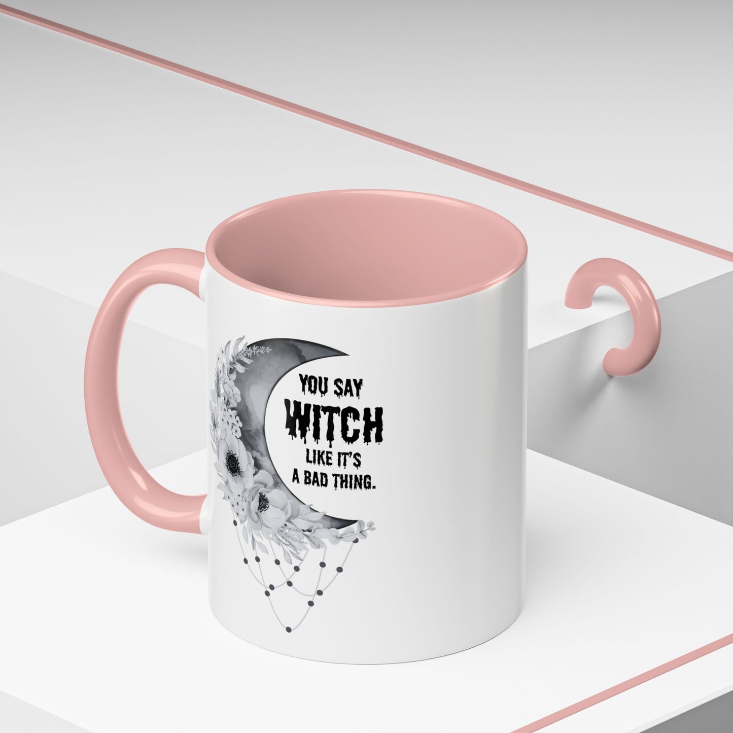 Witch mug Halloween mug Spooky things mug office funny gift best friend gift Christmas word fuck sarcastic humour gift Coffee Mug(11, 15oz)