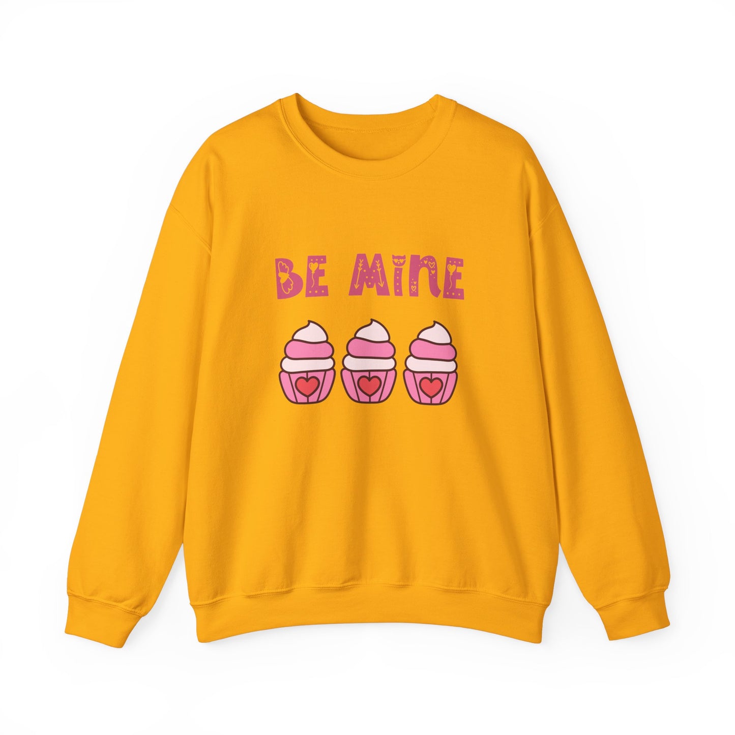 Be mine cupcake sweater valentines Day sweatshirt love sweater galentine's day gift best friend gift Unisex gift cupcake sweatshirt