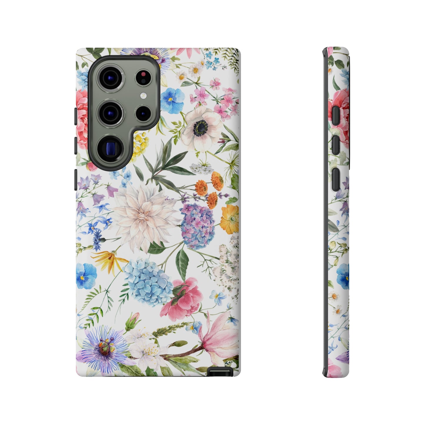 Floral phone case mother's day gift best friend gift for her gift for him flower cell phone cases Tough Cases