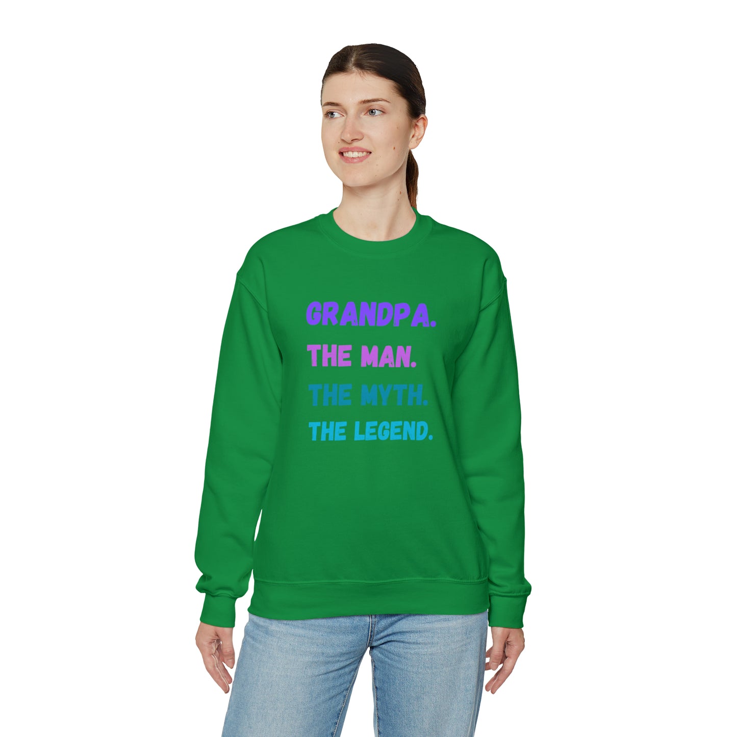 Grandpa the man the myth the legend sweatshirt gift for Dad and me shirts Father's day gifts best friend sweater Christmas gift for dad