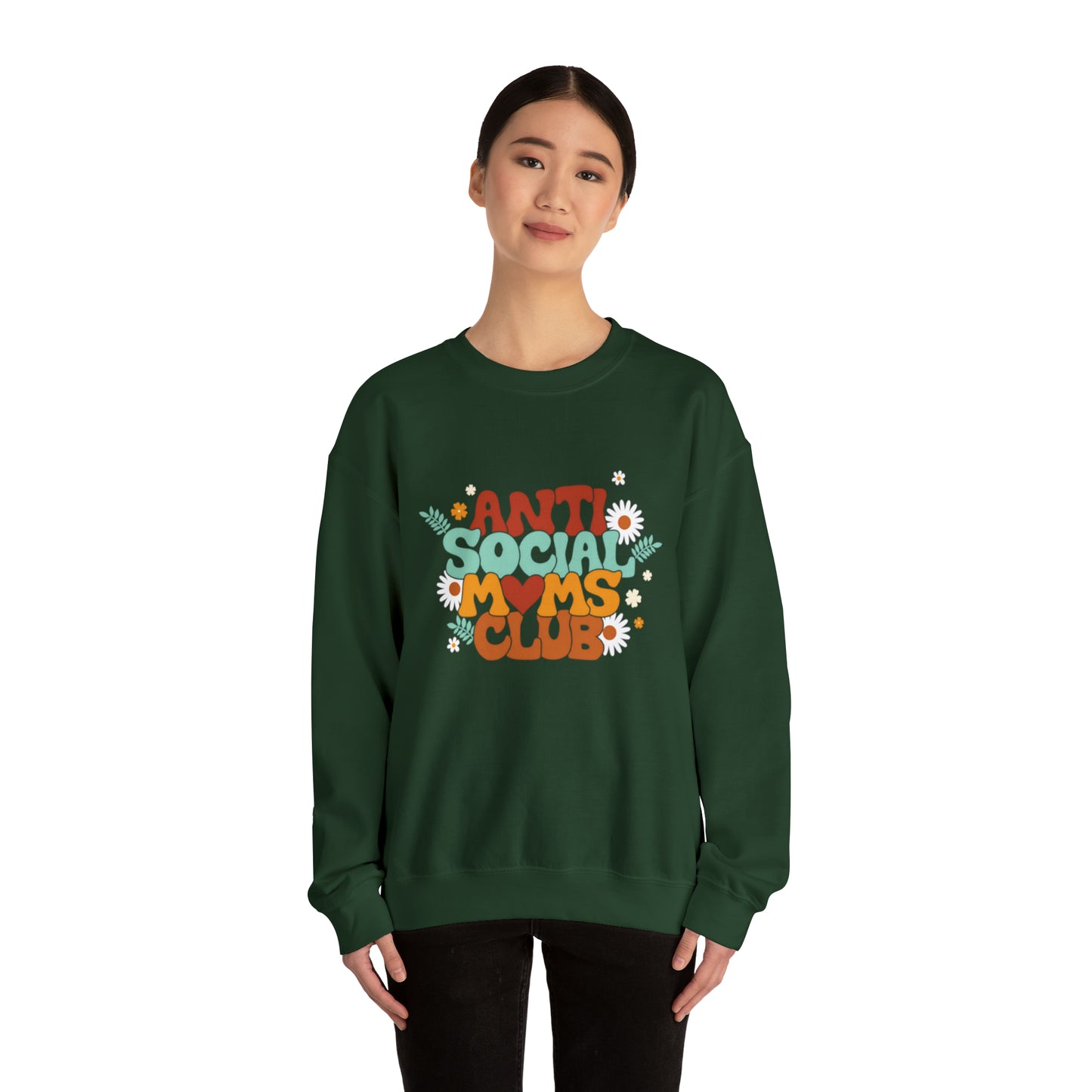 Anti social moms club sweatshirt, Mama Mother Mom sweatshirt, Gift for mom, Christmas gift for her,for him,Birthday gift for her