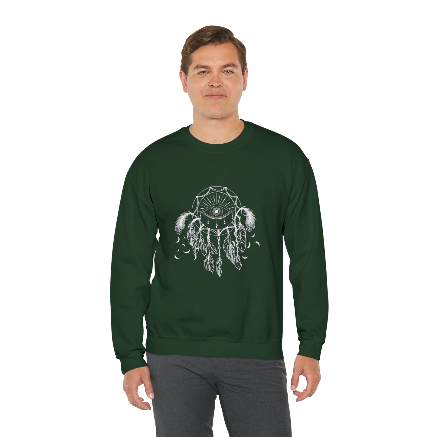 Dreamcatcher sweater third eye sweater birthday spiritual clothes yogawear birthday gift gift for her gift for him Christmas gift
