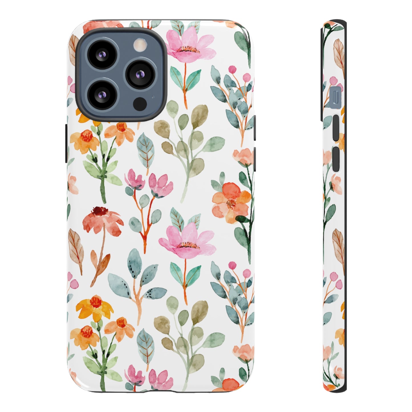 Floral phone case mother's day gift best friend gift for her gift for him flower cell phone cases Tough Cases
