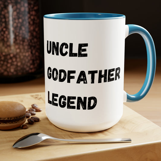 Uncle godfather mug the man the myth the legend mug Daddy mug love you dad gift Coffee Mug gift heart mug gift for her Mug Coffee tea