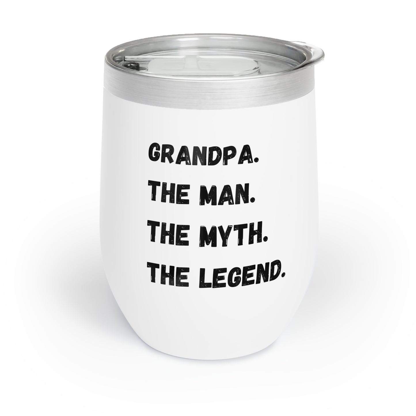 Grandpa the man the myth the Legend tumbler Dad coffee tumbler father's day gift tea gift for brother padrino gift Chill Wine Tumbler