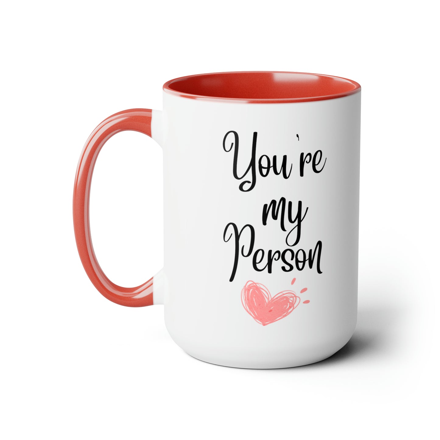 You're my person mug Christmas mug gift for mom gift mug Floral mug gift for her Mug funny gift for wife Coffee Mug Christmas gift
