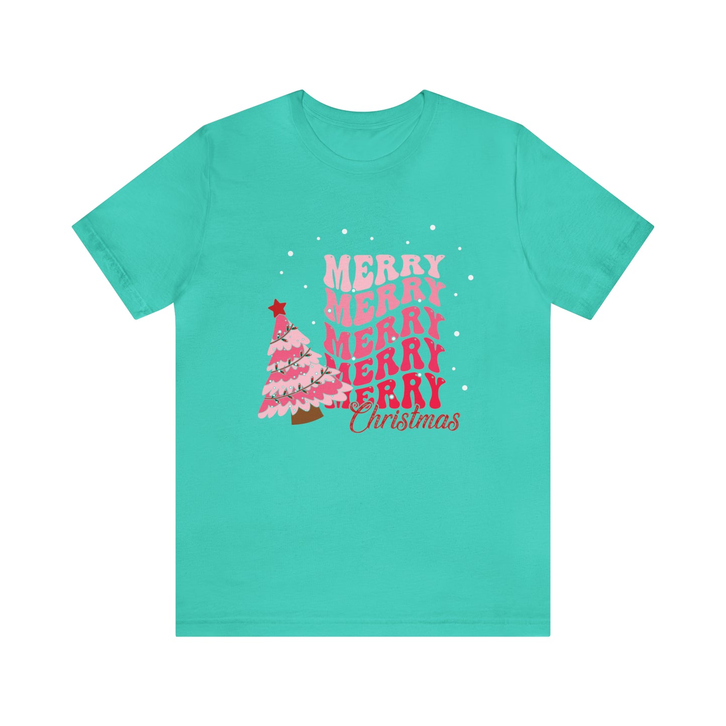 Festive AF shirt Pink Merry Bright Christmas Tshirt for Women Christmas Shirt Sweater Holiday Christmas gift for her gift for him unisex