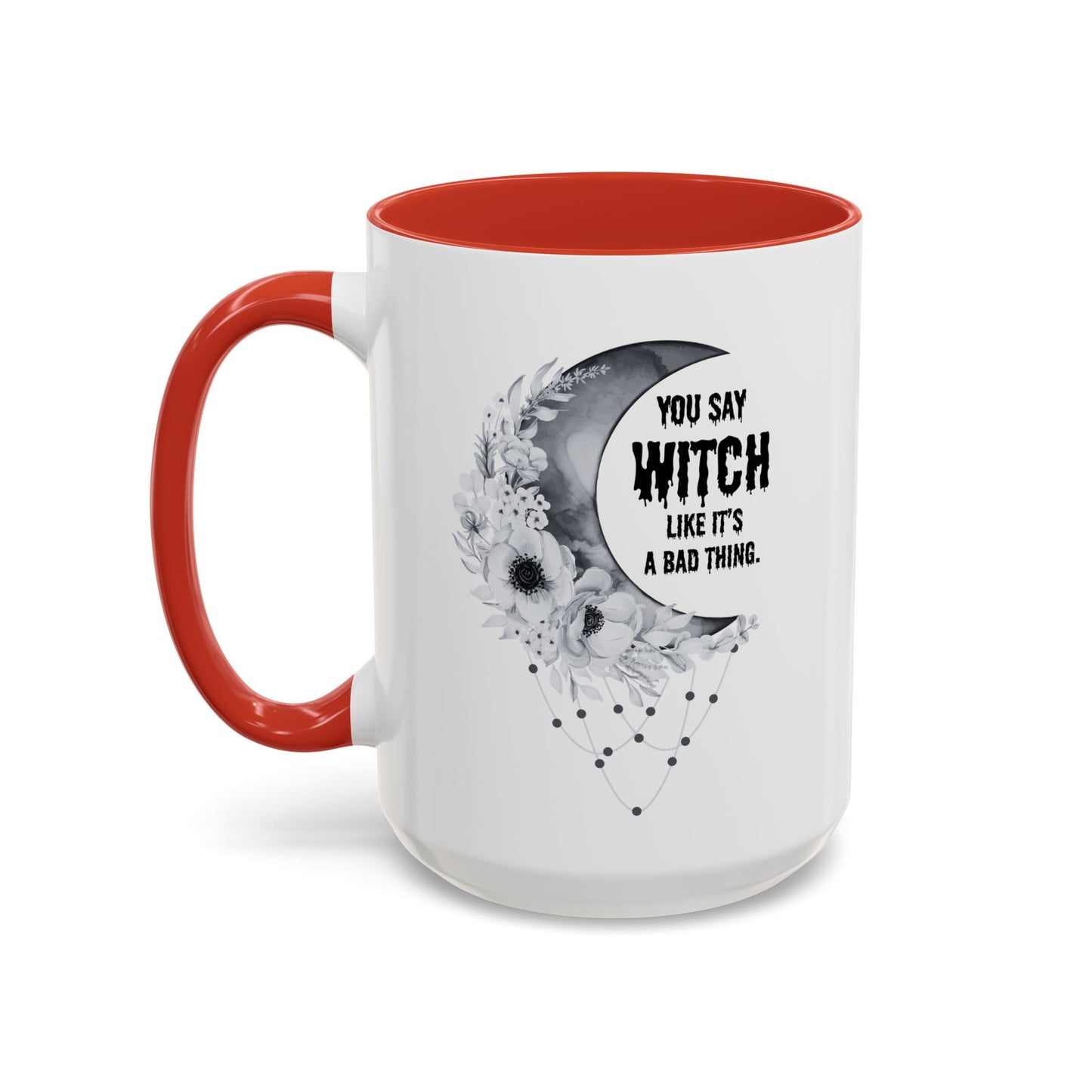 Witch mug Halloween mug Spooky things mug office funny gift best friend gift Christmas word fuck sarcastic humour gift Coffee Mug(11, 15oz)