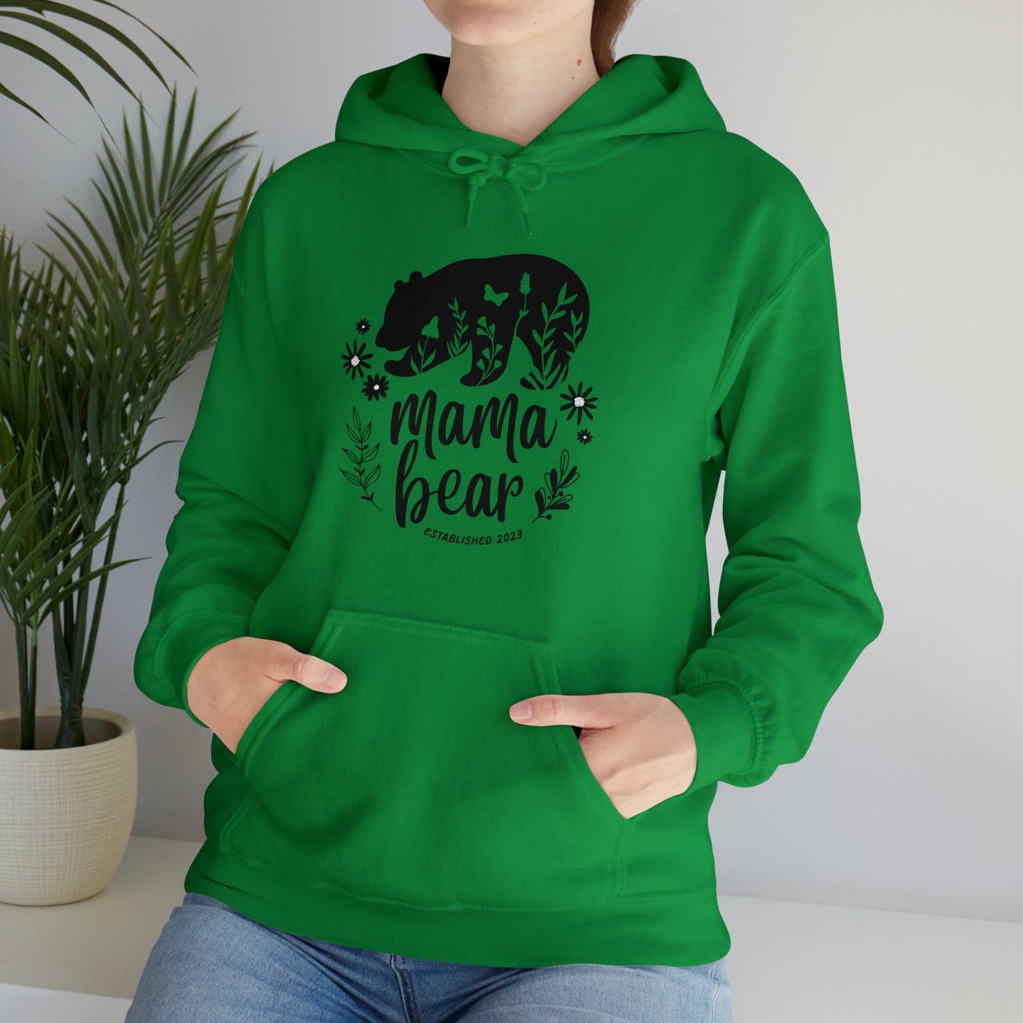 Mama Bear Hoodie, personalized Gift for Mom, mama Hoodie, gift for Mom clothes, gym shirt, Birthday gift for her,Galantine gift for her