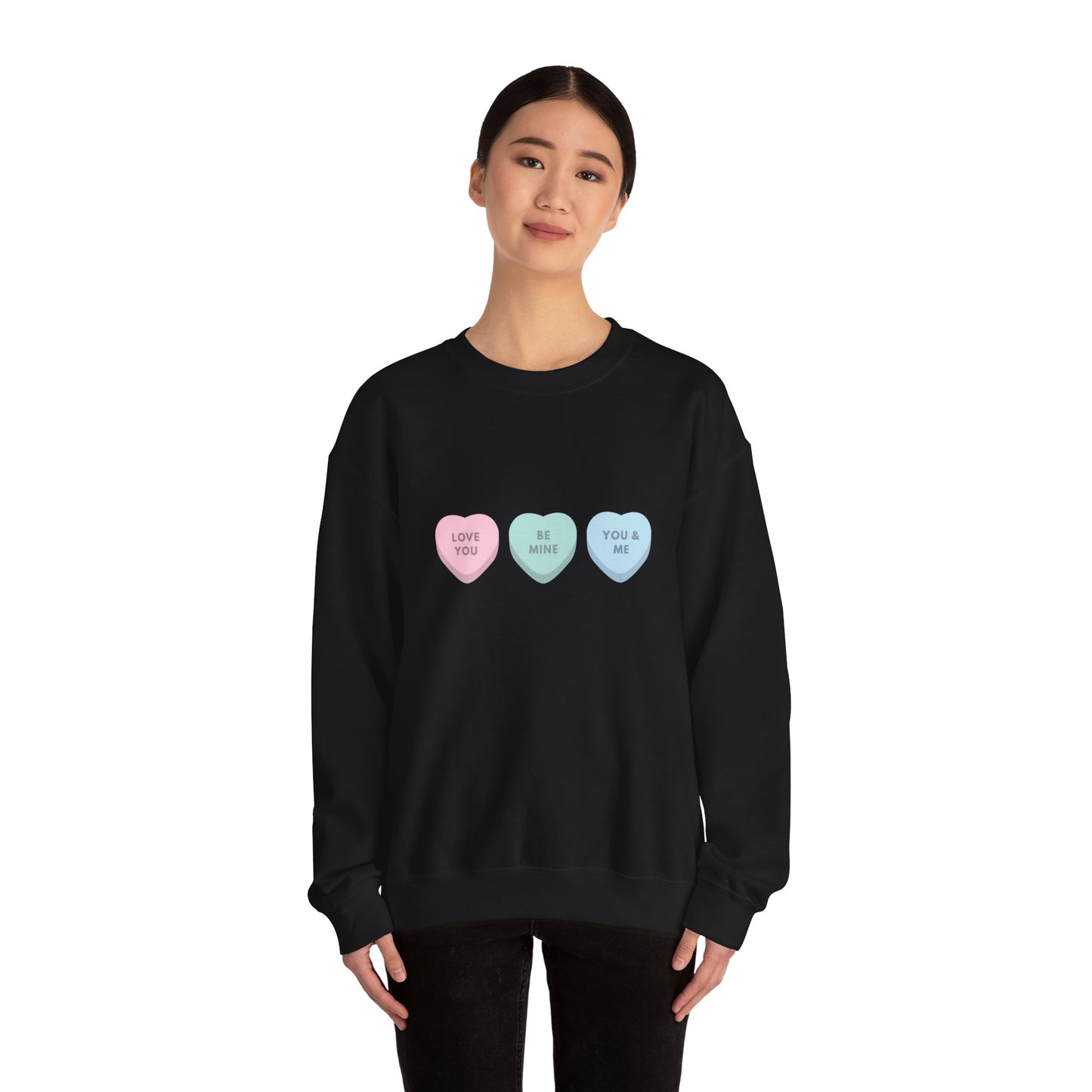 Valentines Day sweatshirt Gift for her gift for him valentines crew neck be mine candy sweater funny sweater Love shirt Valentine's shirt