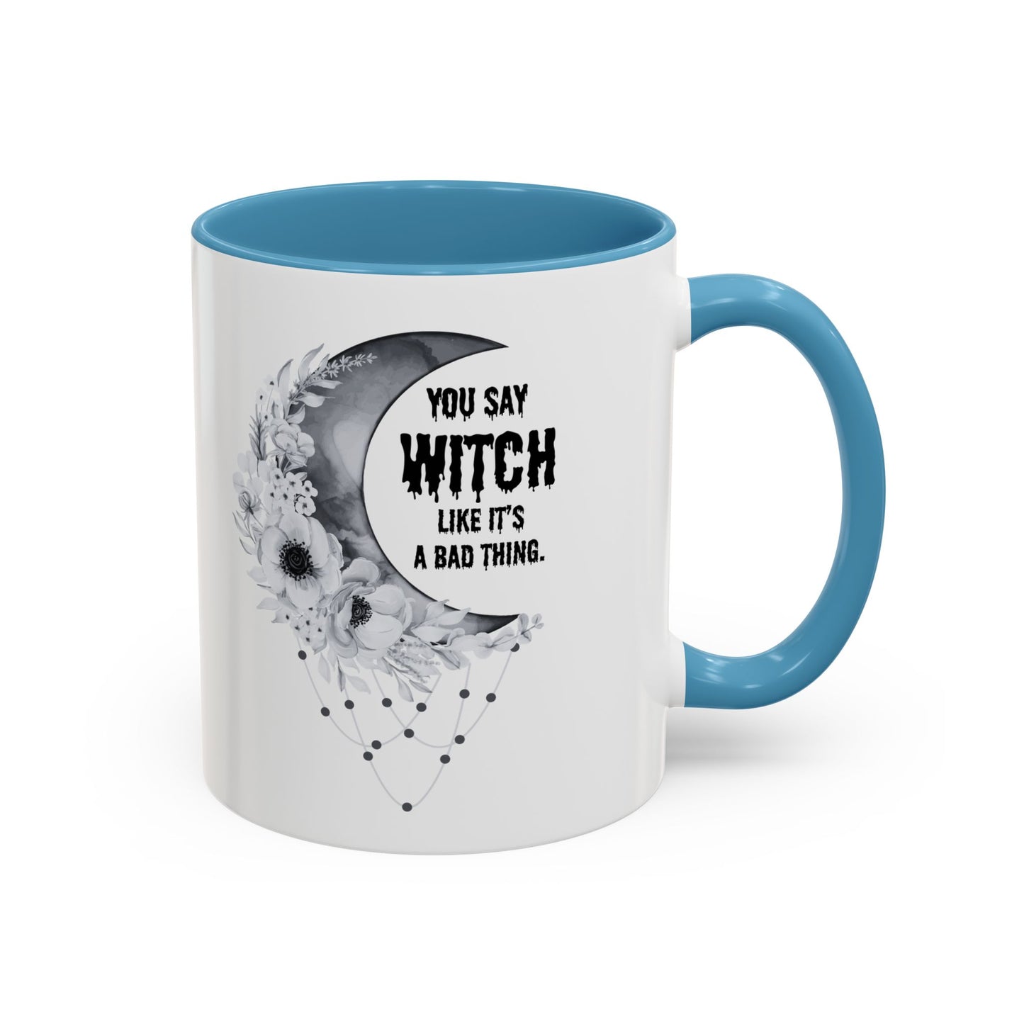 Witch mug Halloween mug Spooky things mug office funny gift best friend gift Christmas word fuck sarcastic humour gift Coffee Mug(11, 15oz)