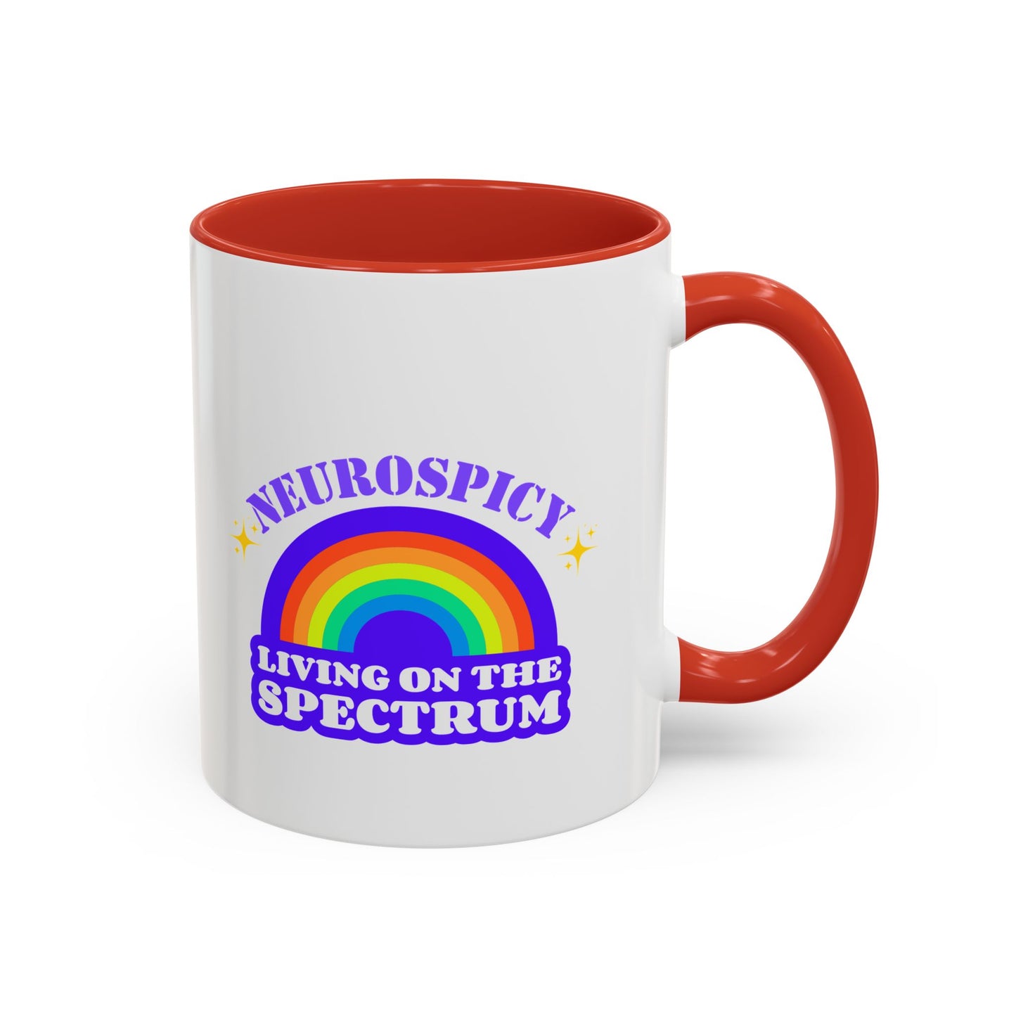 Neurospicy mug Morning affirmations mug NeuroDivergent mug rainbow mug On the spectrum gift Christmas gift for her gift for him bestie Mug