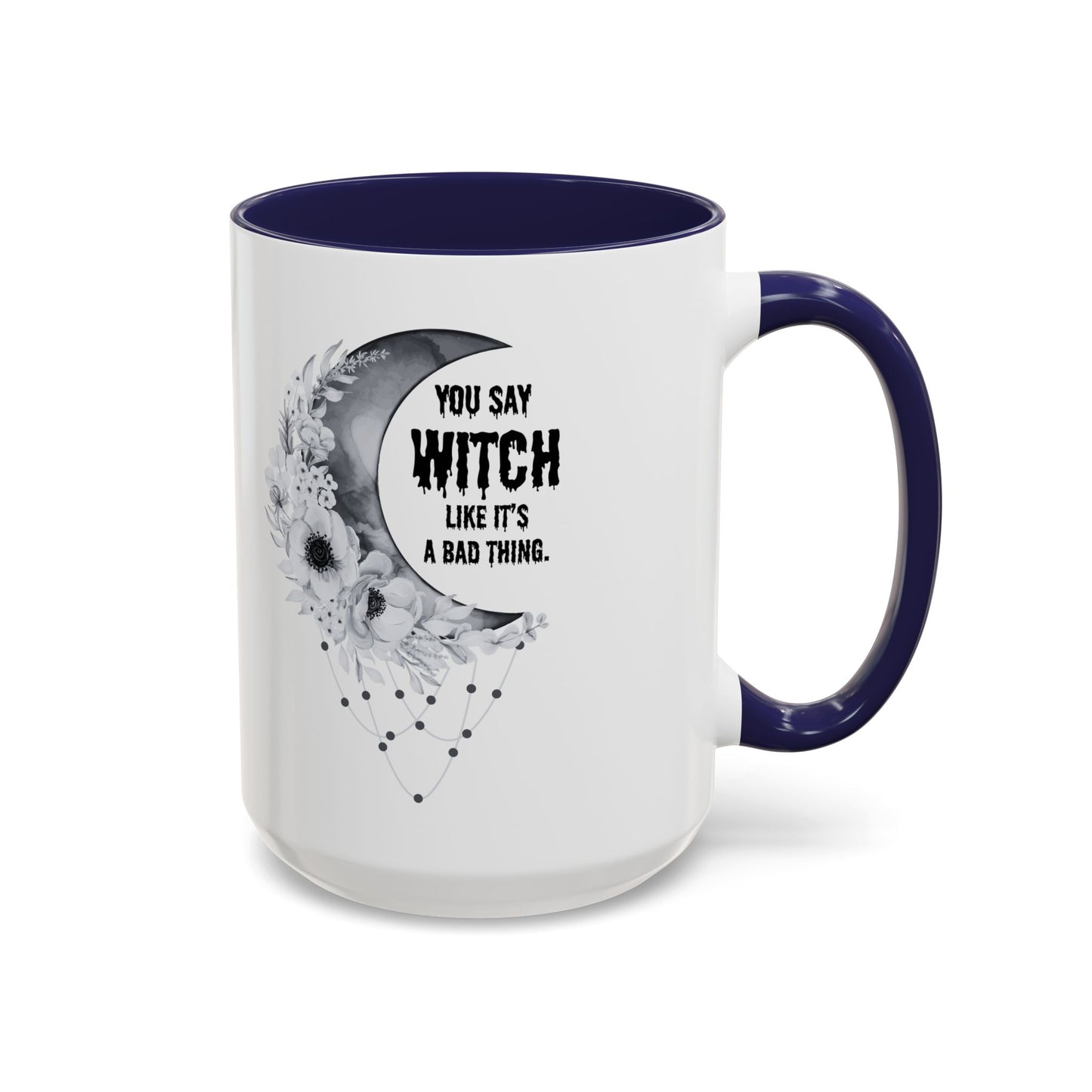 Witch mug Halloween mug Spooky things mug office funny gift best friend gift Christmas word fuck sarcastic humour gift Coffee Mug(11, 15oz)