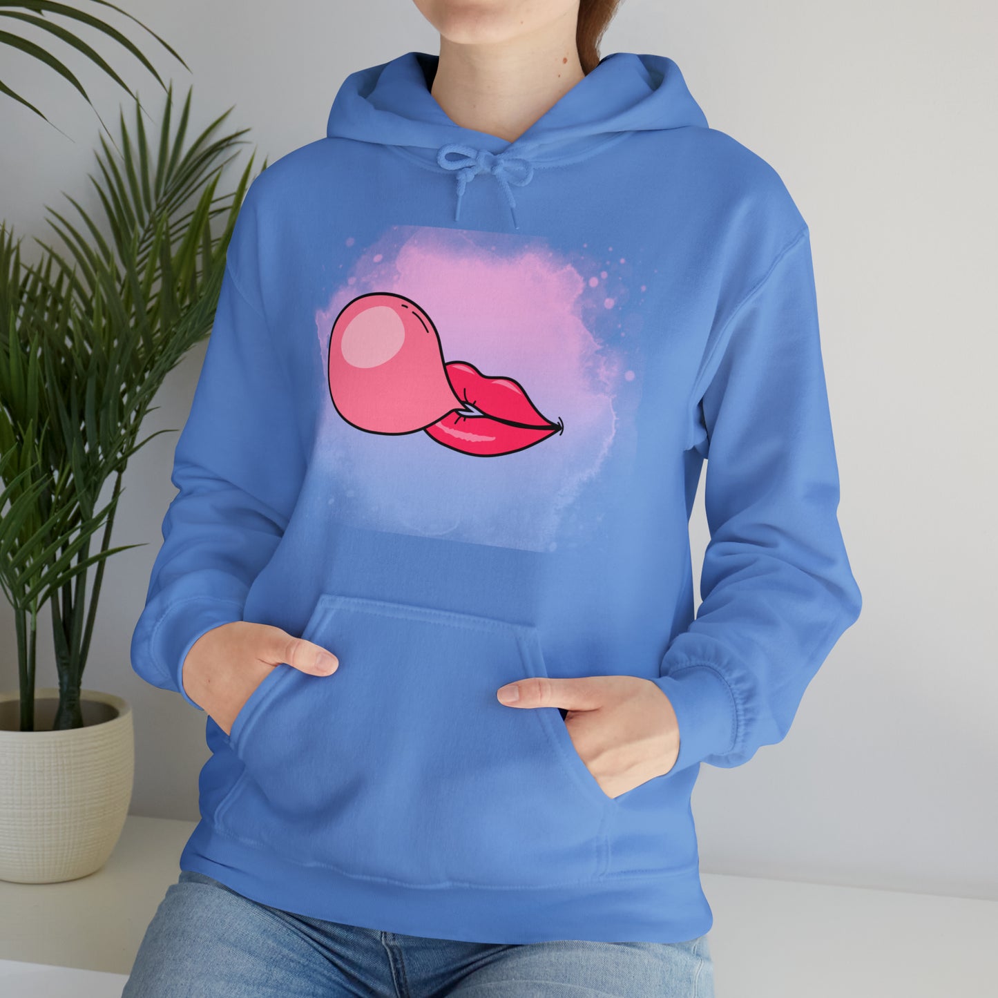 Bubble Gum kiss Hoodie, Summer Bubblegum shirt, Birthday gift for her, Galantine gift for her, best friend gift,birthday vacation,Unisex