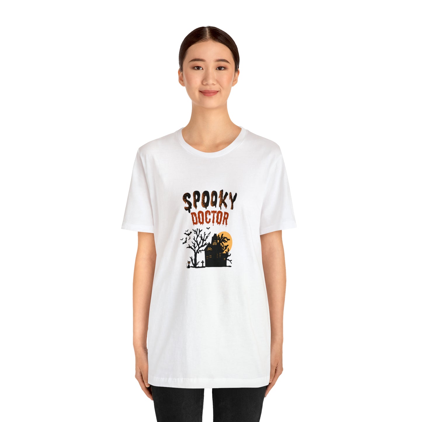Spooky Doctor Halloween shirt, Nurse trick or treat ghost Halloween tshirt,Halloween Sweatshirt,Spooky Season T Shirt,Christmas gift