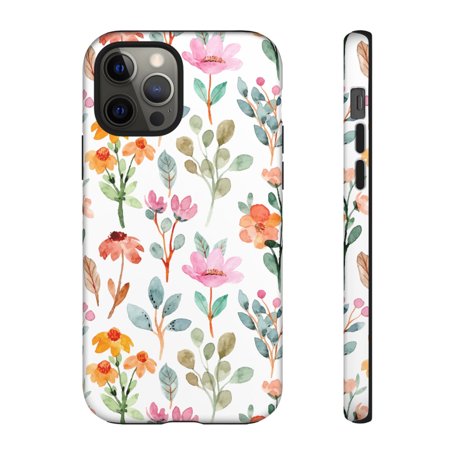 Floral phone case mother's day gift best friend gift for her gift for him flower cell phone cases Tough Cases