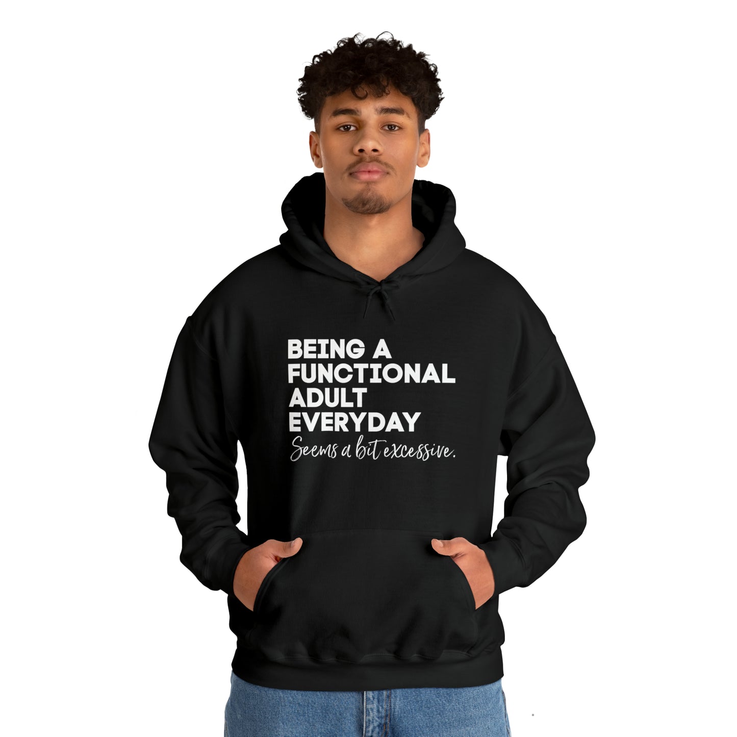 Being a functional adult sweater funny sweashirt birthday gift Christmas gifts Sweatshirt Gift for him Gift