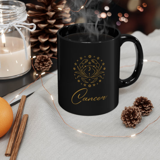 Cancer zodiac sign mug 11oz Mug Christmas Gift for her gift for him Funny Gifts Ideas Birthday Gifts for her gift for him Mug Black Mug