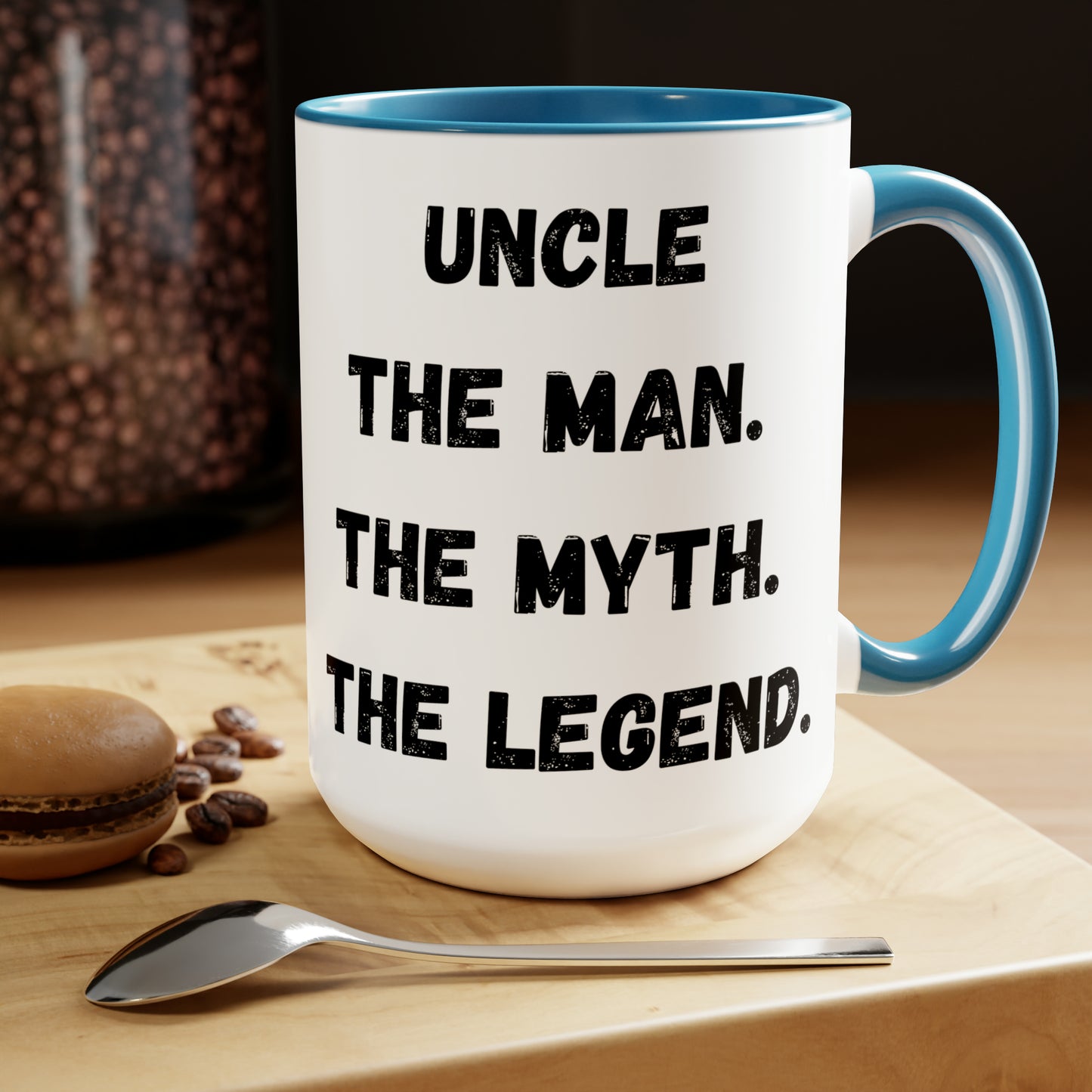Uncle the man mug the myth the legend mug Daddy mug love you dad sister gift Coffee Mug pregnancy reveal gift heart mug gift for him Coffee