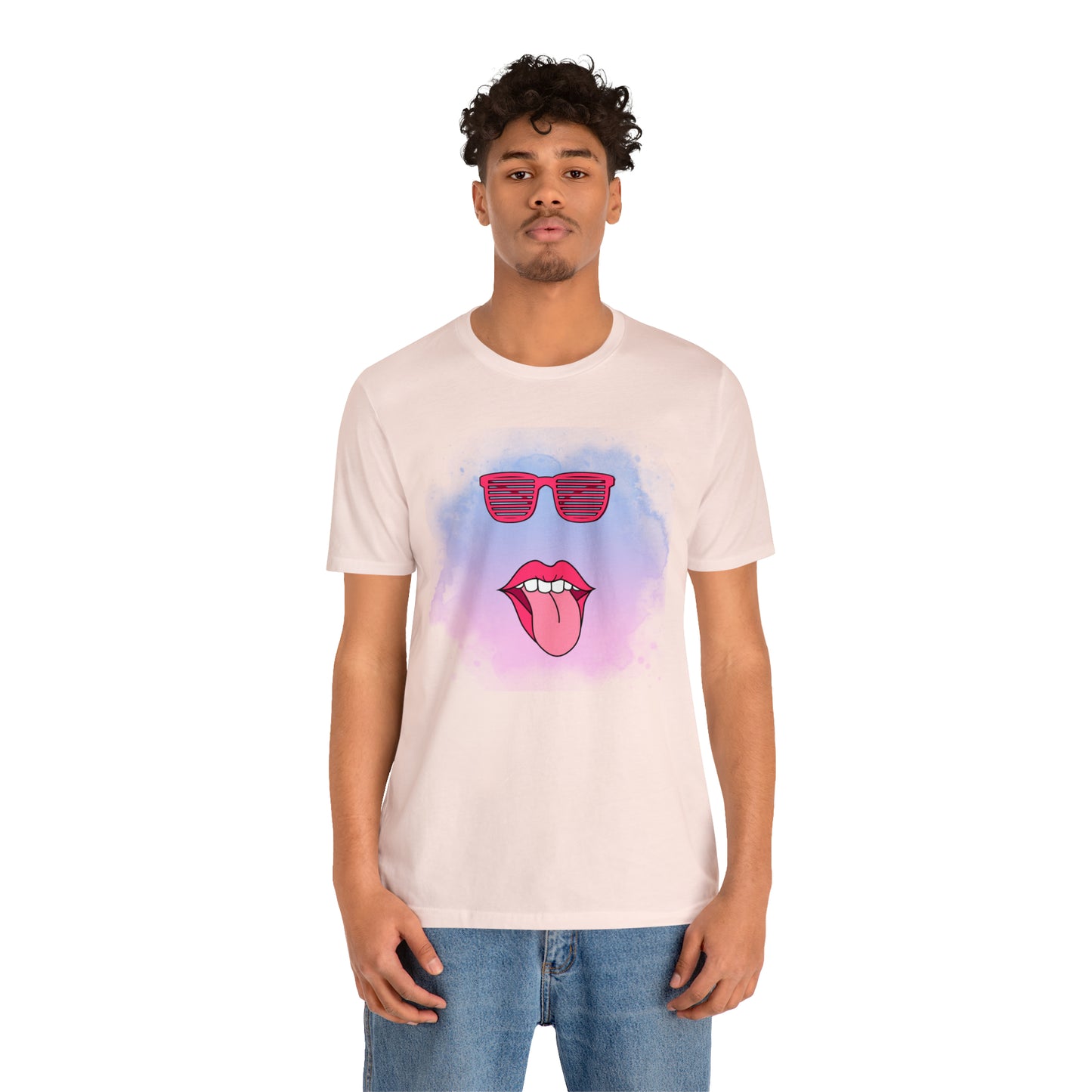Lip Sunglasses t-shirt, Bubble gum kiss shirt,Pink Gum Shirt,Galantine gift travel shirt,best friend trip,girls vacation trip, Unisex Jersey