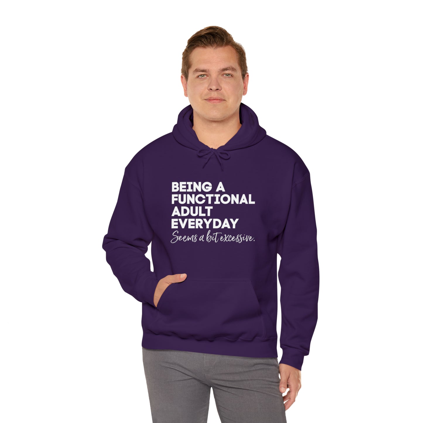 Being a functional adult sweater funny sweashirt birthday gift Christmas gifts Sweatshirt Gift for him Gift