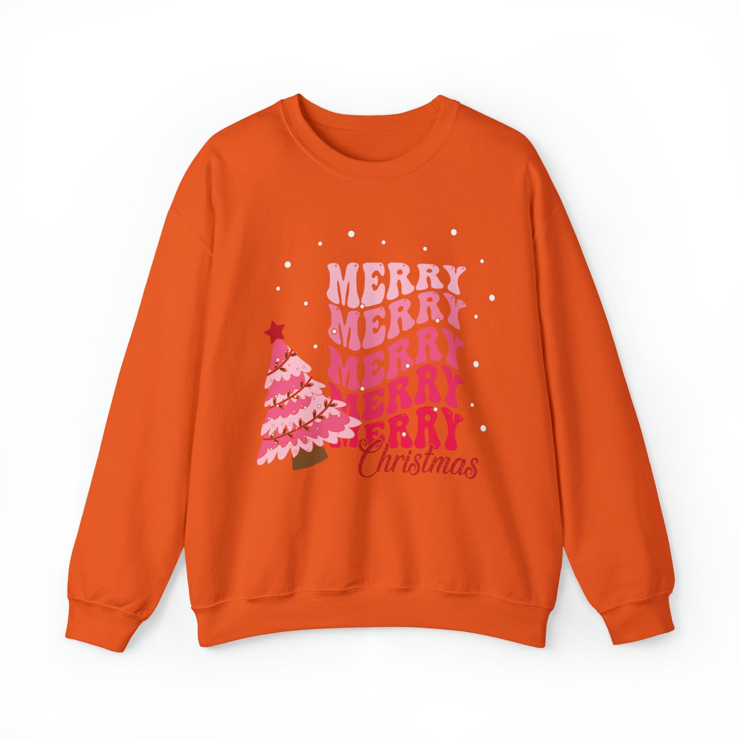 Festive AF sweater Pink Merry Bright Christmas Sweatshirt for Women Christmas Shirt Sweater Holiday Christmas gift for her gift for him
