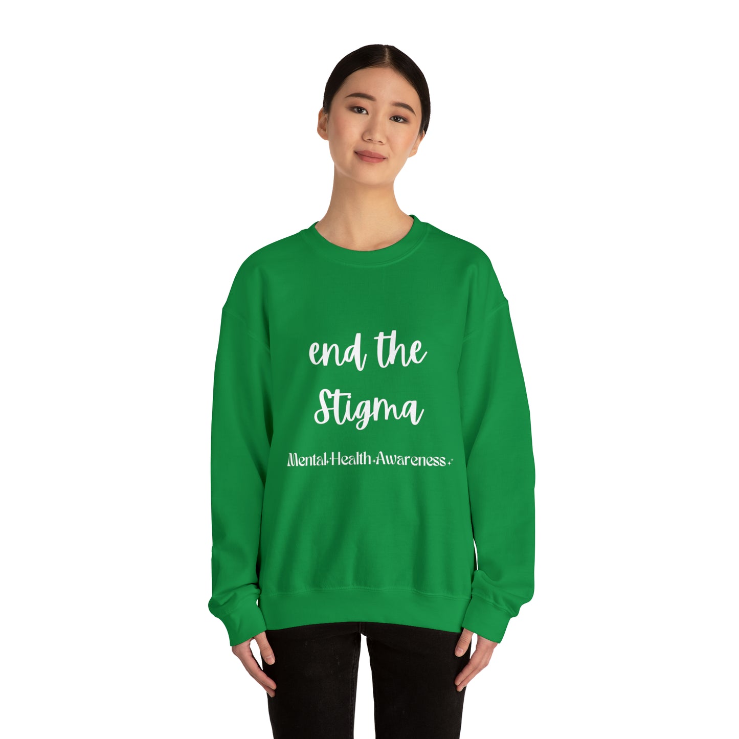 End the stigma sweatshirt mental awareness sweatshirt self care sweater anxiety sweatshirt psychologist tee Motivational shirt