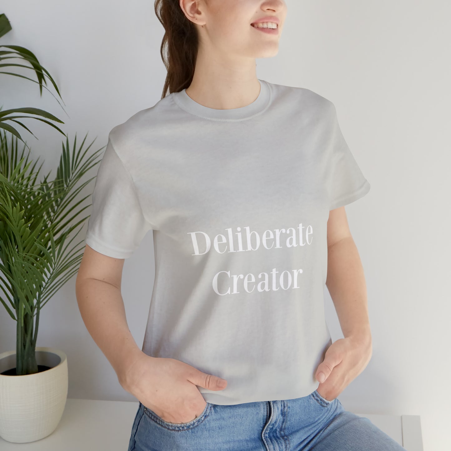 Deliberate creator tee,  Unisex Jersey Short Sleeve Tee