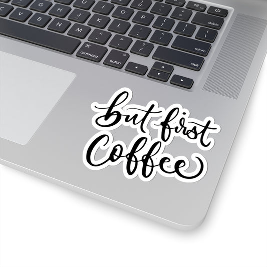 Coffee sticker motivational sticker but first coffee sticker pink heels sticker funny Beautiful sticker loved gift for her sticker vday