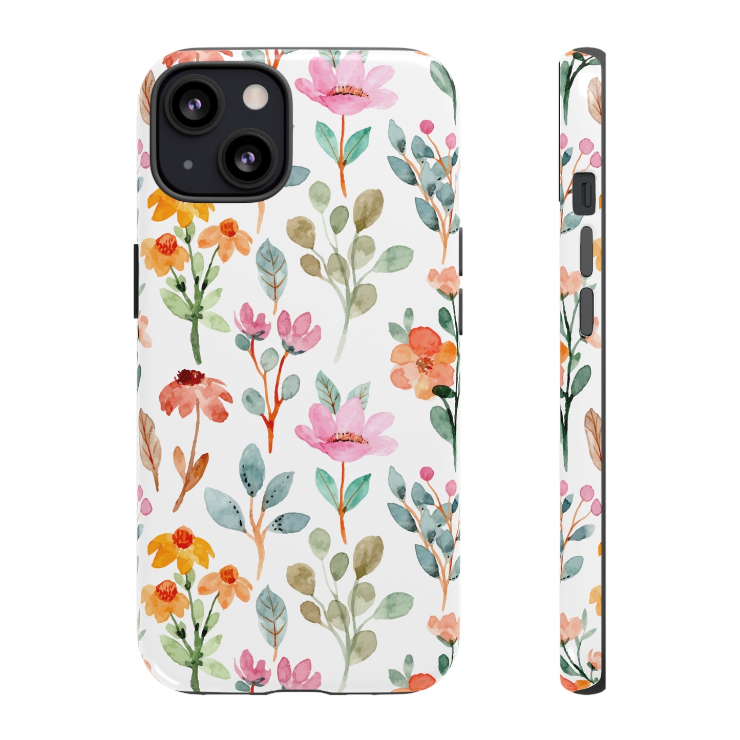 Floral phone case mother's day gift best friend gift for her gift for him flower cell phone cases Tough Cases