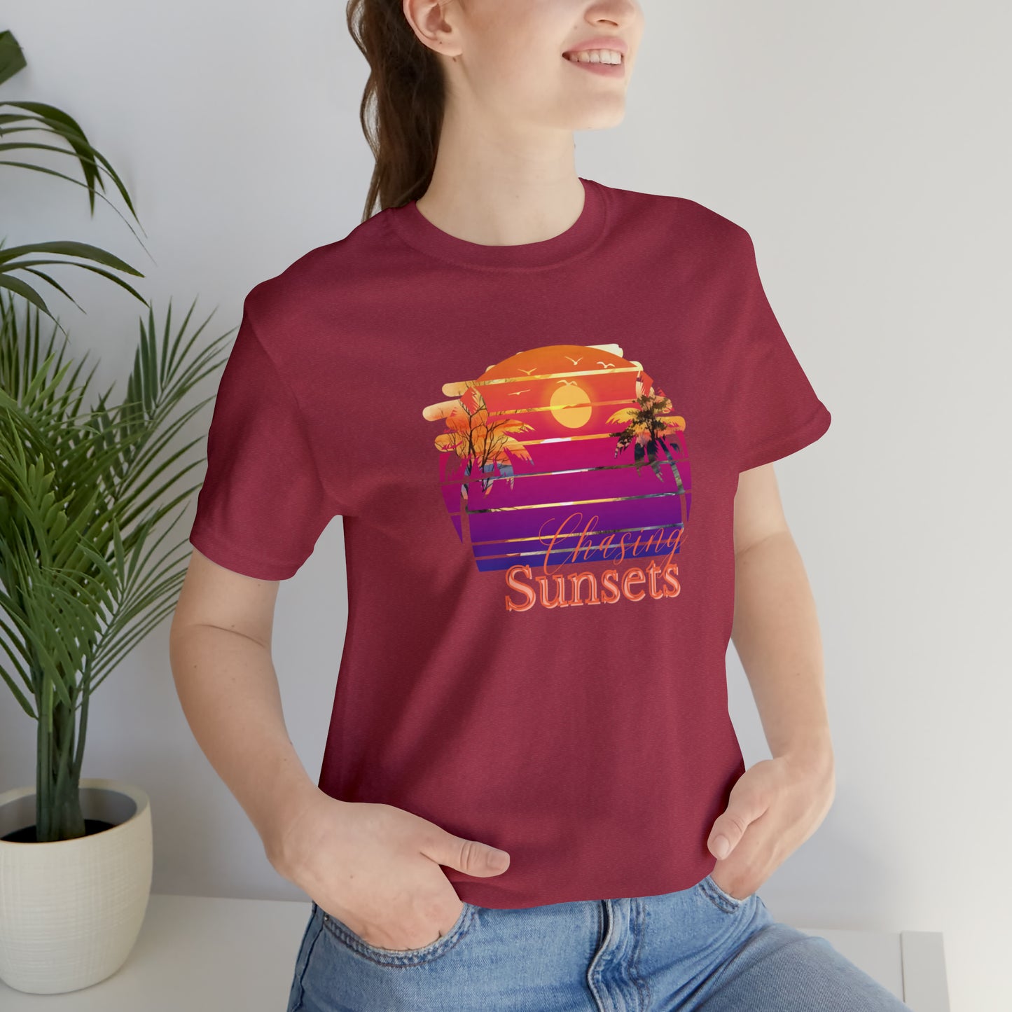 Chasing Sunsets shirt Life is an Adventure shirt Good vibes only shirt Adventurer shirt gift for her gift for him vacation shirt best friend
