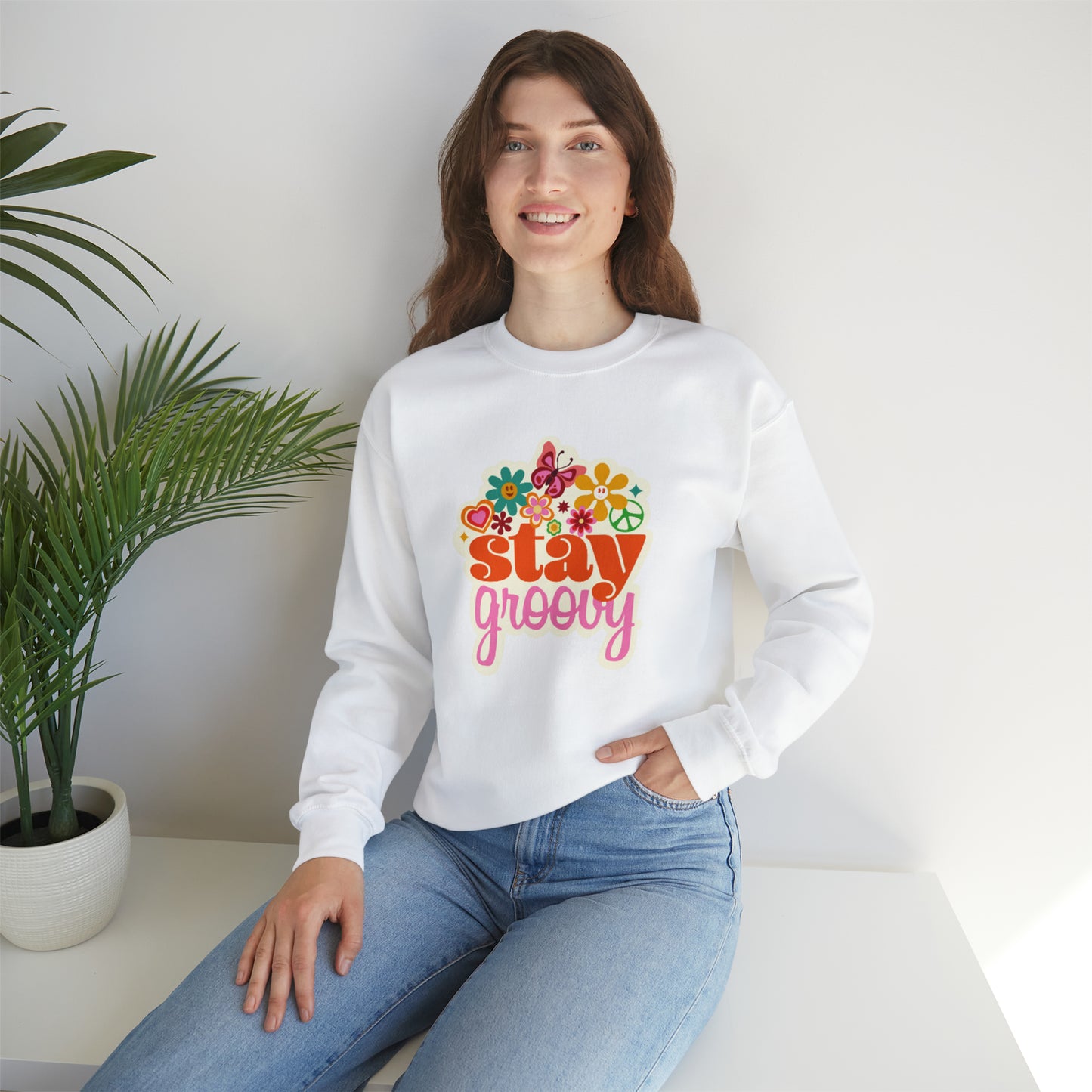 Stay Groovy sweatshirt, good vibes sweater, love inspire sweatshirt mode sweater, Homeschooling sweatshirt mom shirt, shirt unisex gift