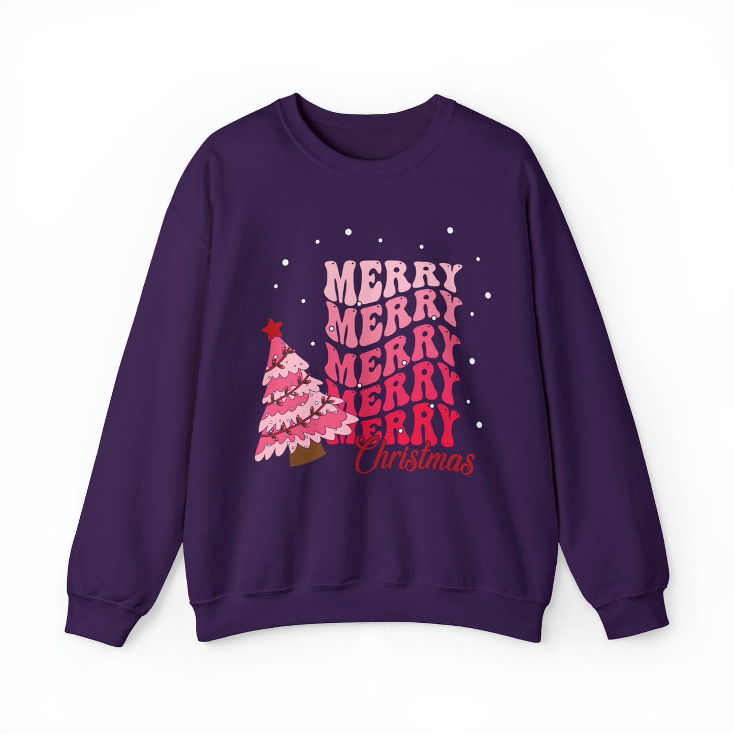 Festive AF sweater Pink Merry Bright Christmas Sweatshirt for Women Christmas Shirt Sweater Holiday Christmas gift for her gift for him