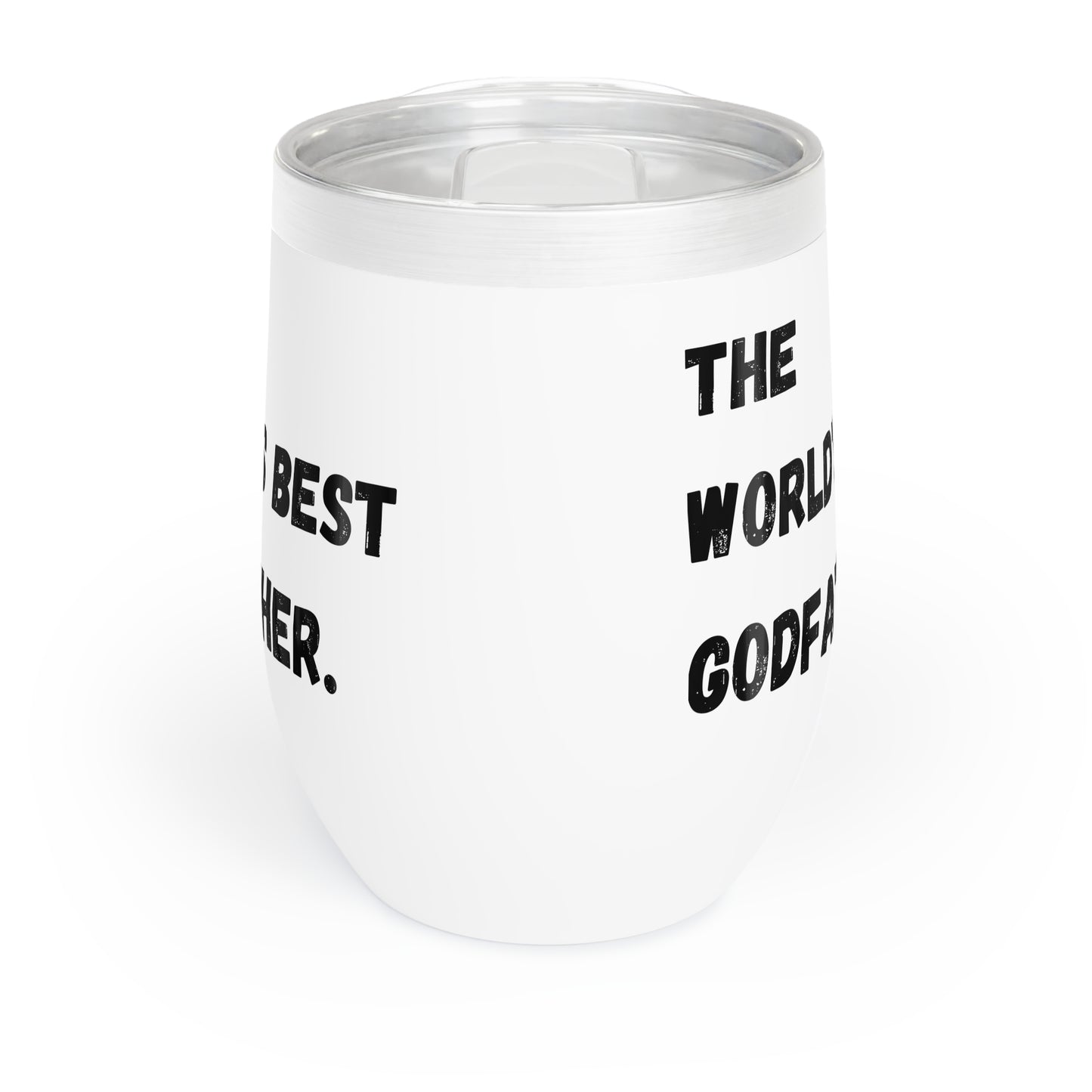 World's best Godfather tumbler Godfather wine tumbler gift for brother padrino gift Chill Wine Tumbler Godparents proposal gift