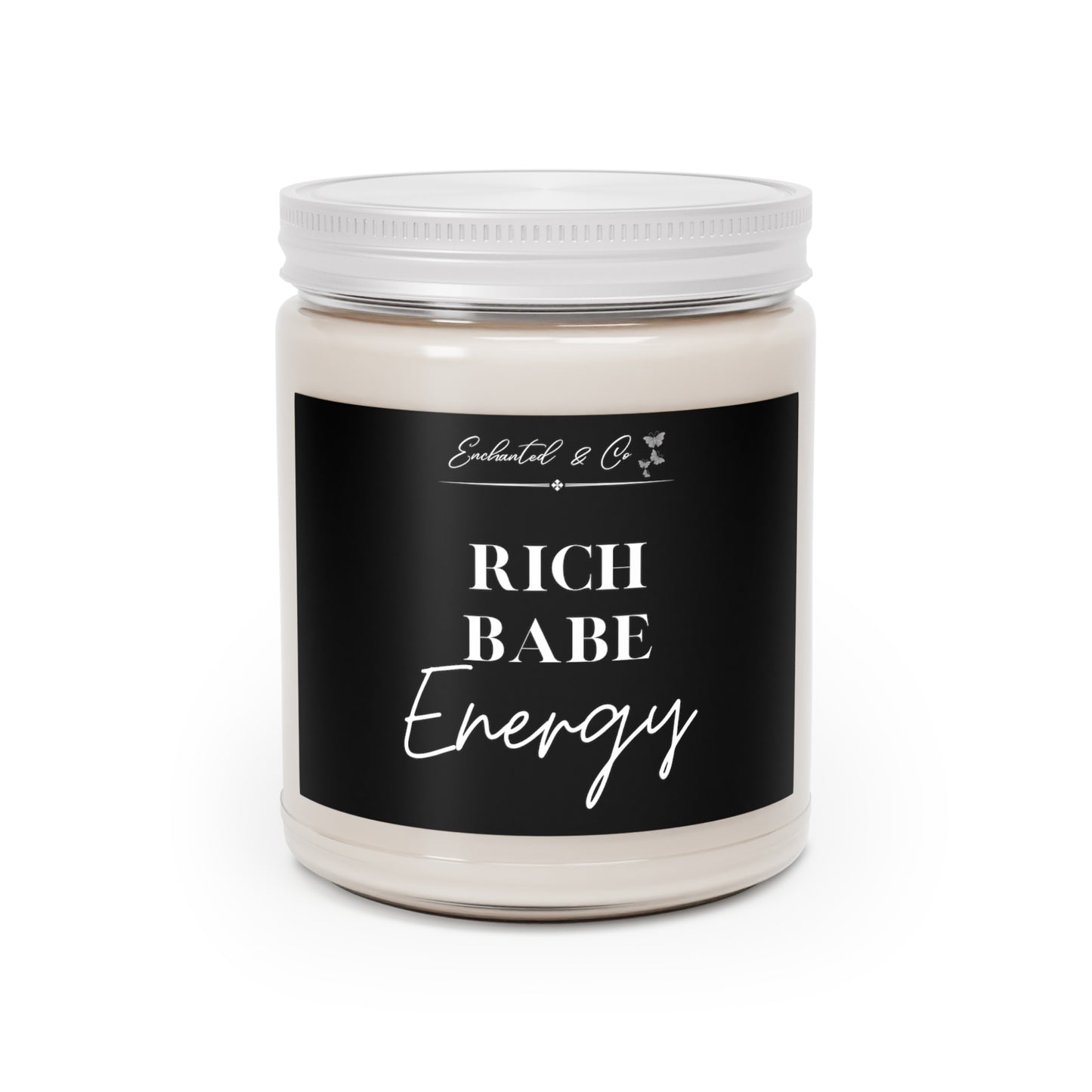 Rich Babe energy candle Boss babe gift Christmas gift for her meditation candle best friend gift Vanilla scented candle handpoured candle