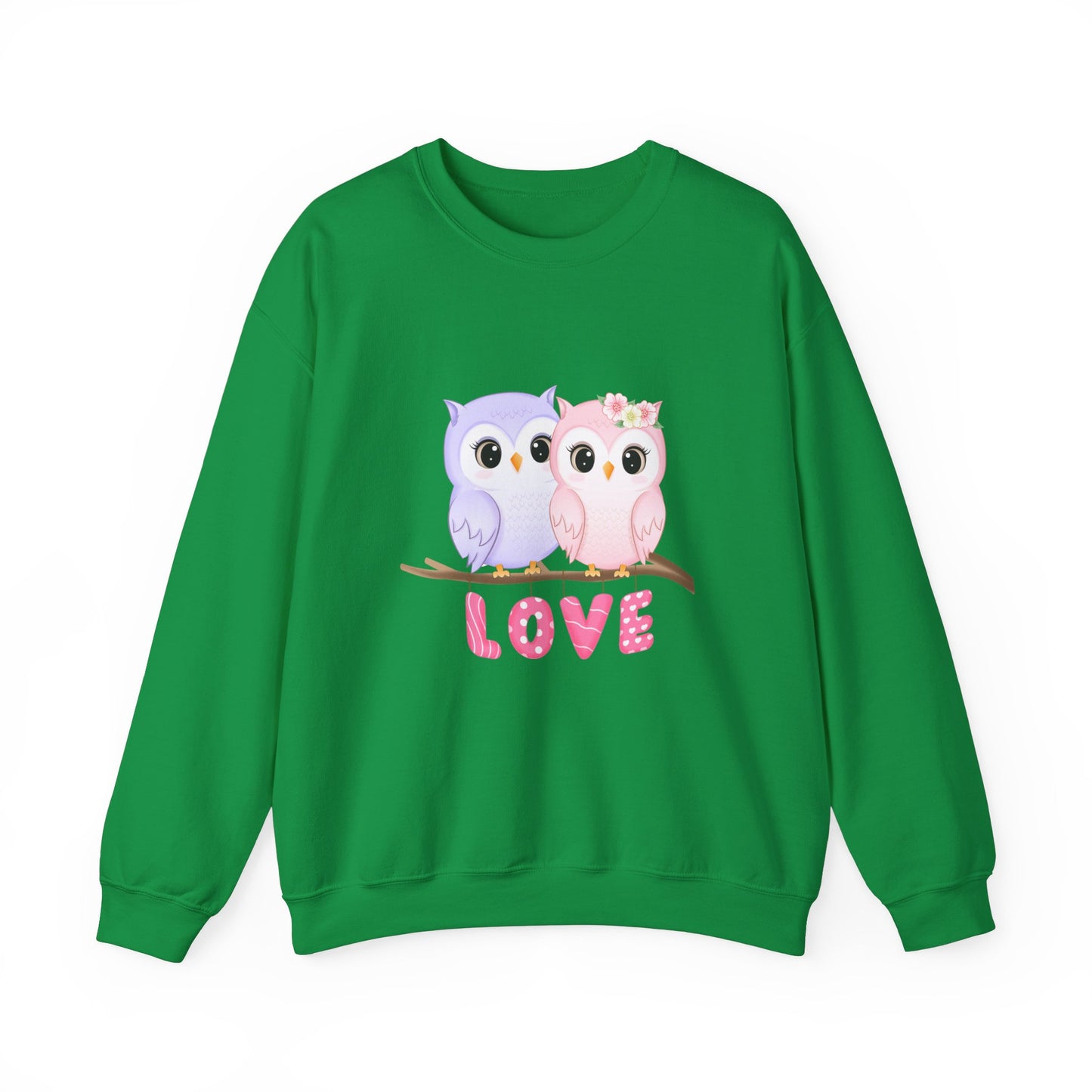 Owl Love sweater valentines Day sweatshirt valentines day shirt best friend gift for her Unisex owl sweater Love shirt unique holiday gift