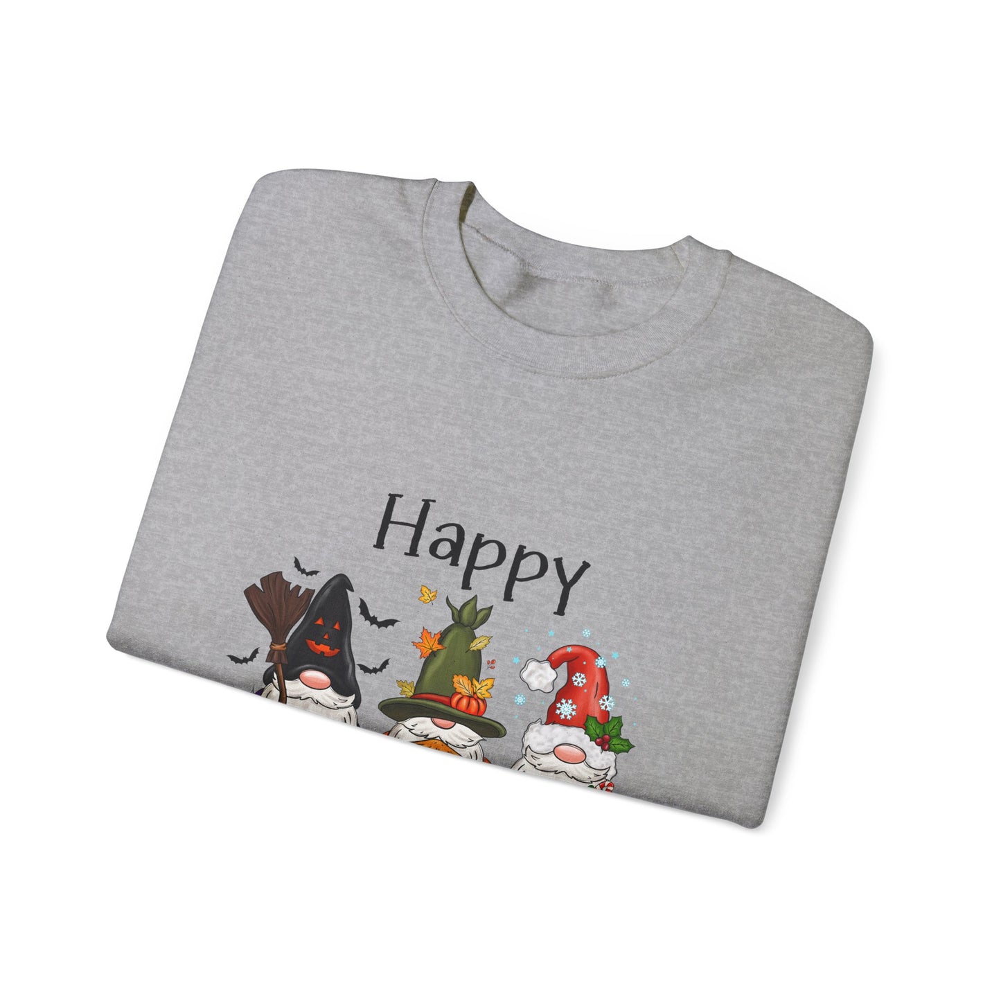 Happy Hallothanksmas Sweatshirt gnome Halloween sweater Gift For her for him Christmas Sweatshirt Cute Halloween Sweater HalloweenSweatshirt