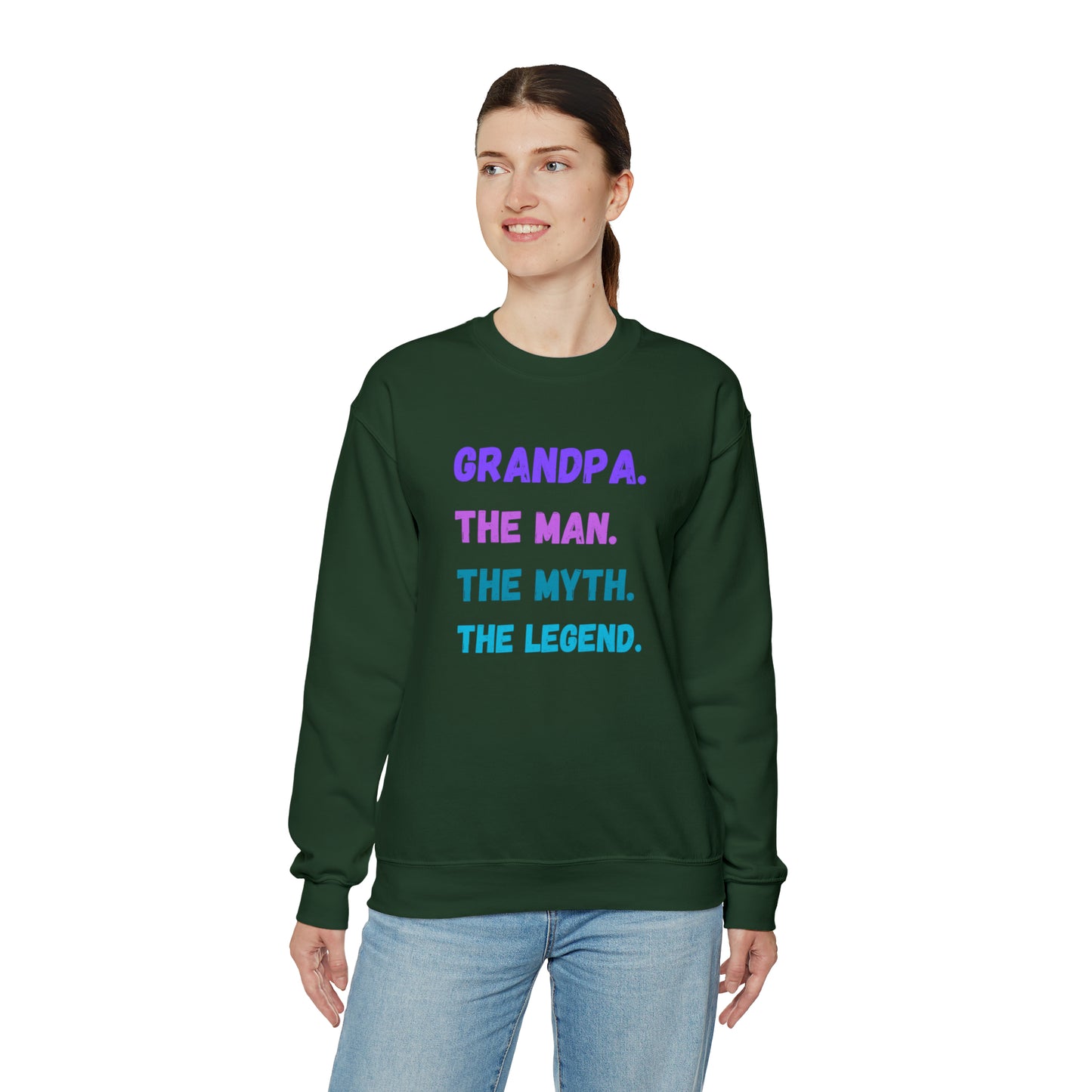 Grandpa the man the myth the legend sweatshirt gift for Dad and me shirts Father's day gifts best friend sweater Christmas gift for dad