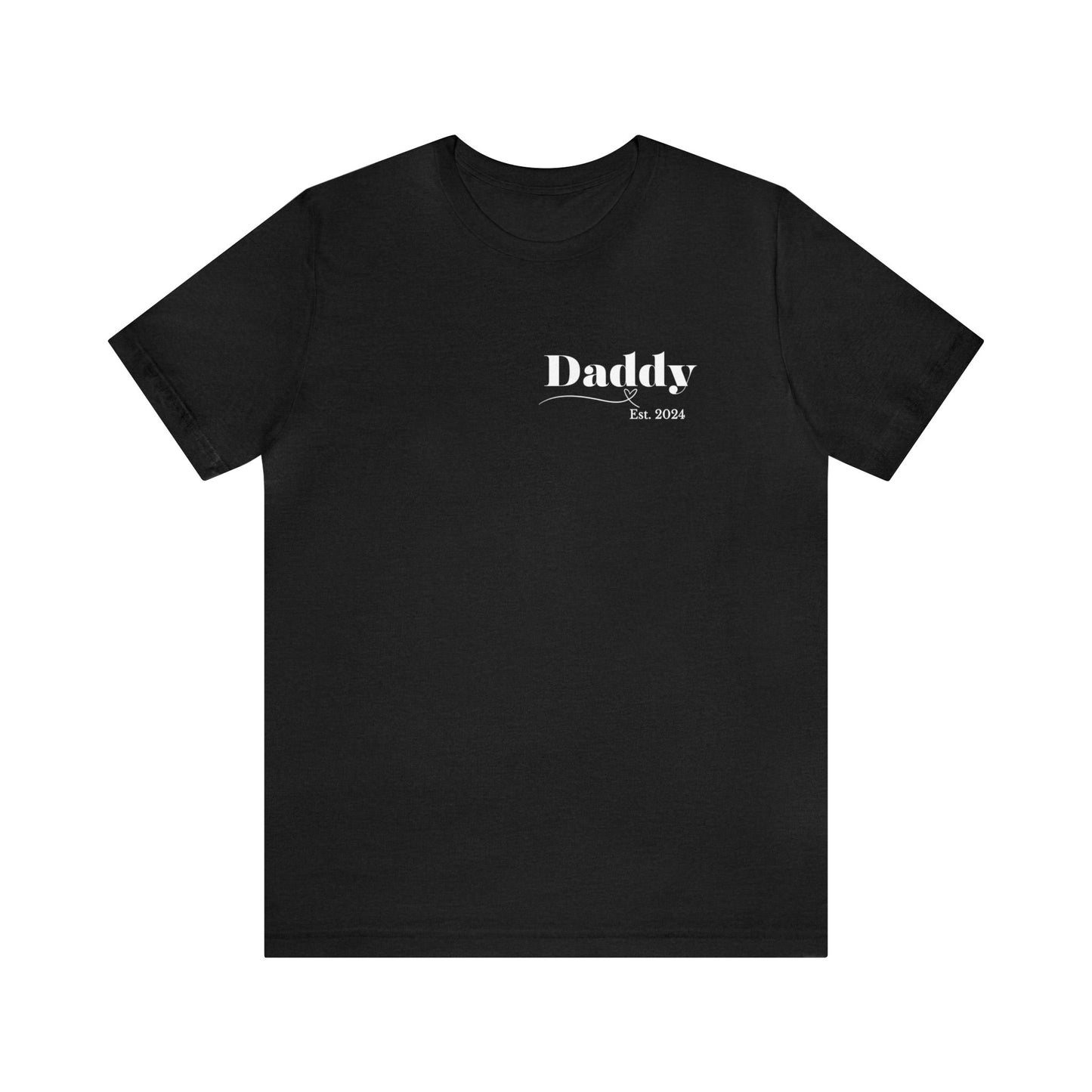 Daddy shirt pregnancy reveal shirt New dad gift dad shirt new mom shirt Christmas gift for her gift for him bridal shower gift