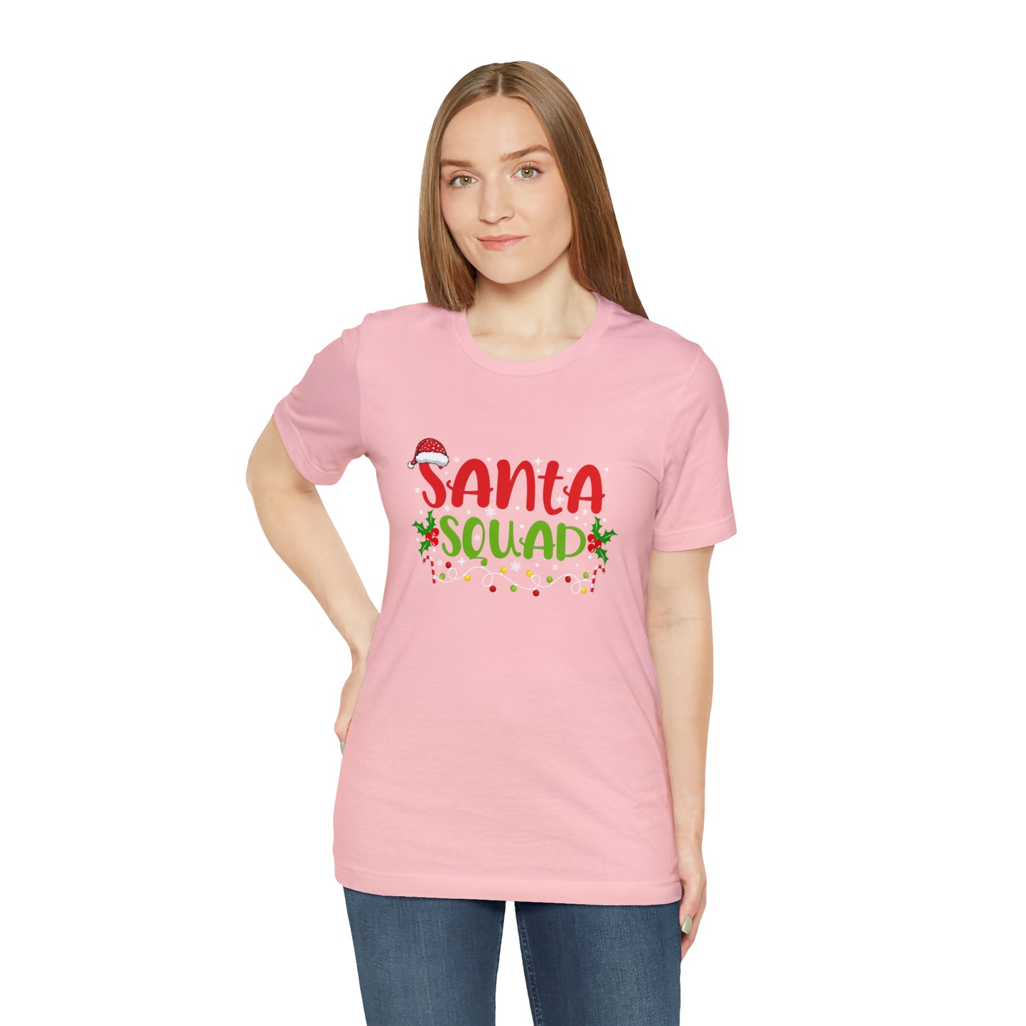 Santa's squad Matching Family Christmas Shirts Santa claus Hat family tshirts Family Christmas Shirt Xmas Tee Custom Christmas Tshirt photos