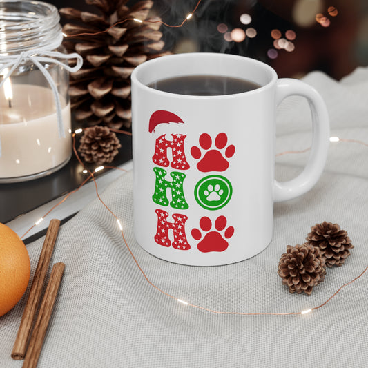 HoHoHo Funny cat mug Christmas gift Cats on motorcycle Cat lover gift coffee lover gift tea lover gift for her gift for him Mug 11oz