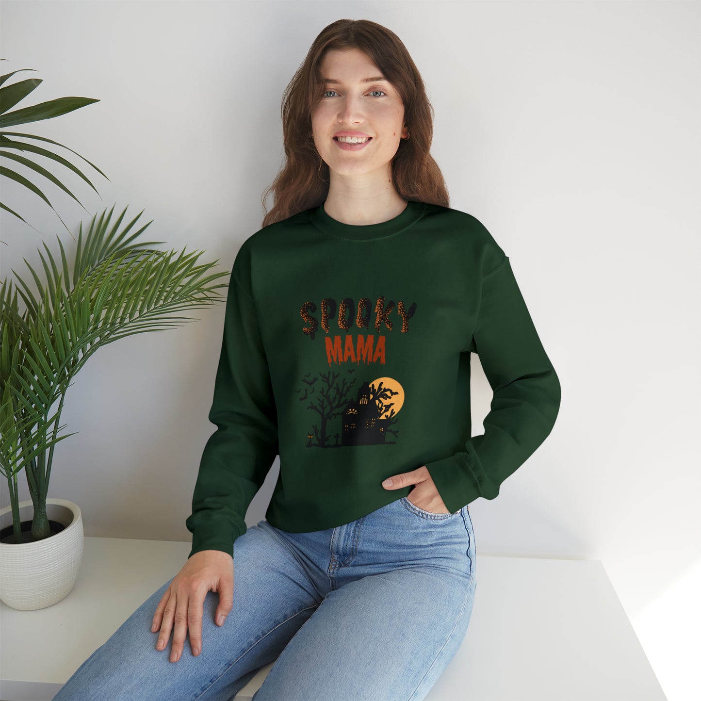 Spooky Mama Halloween Sweatshirt, Ghostface Shirt, Funny Halloween Horror Shirt,Halloween Women's Sweatshirt,Funny Halloween Tee,Unisex gift