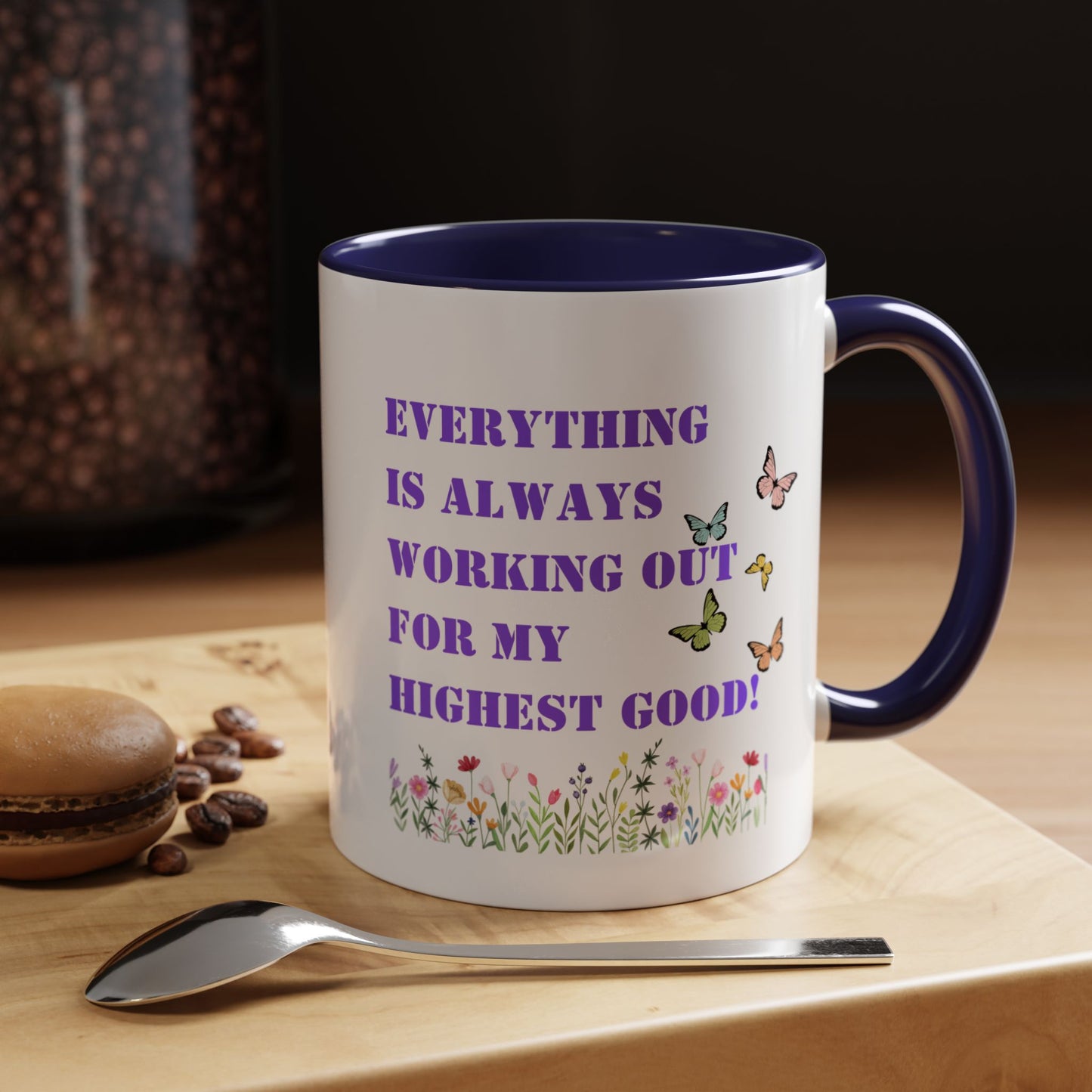 Everything is always working out for me mug Morning affirmation mug shining light mug Delulu mug Christmas gift for her gift for him bestie