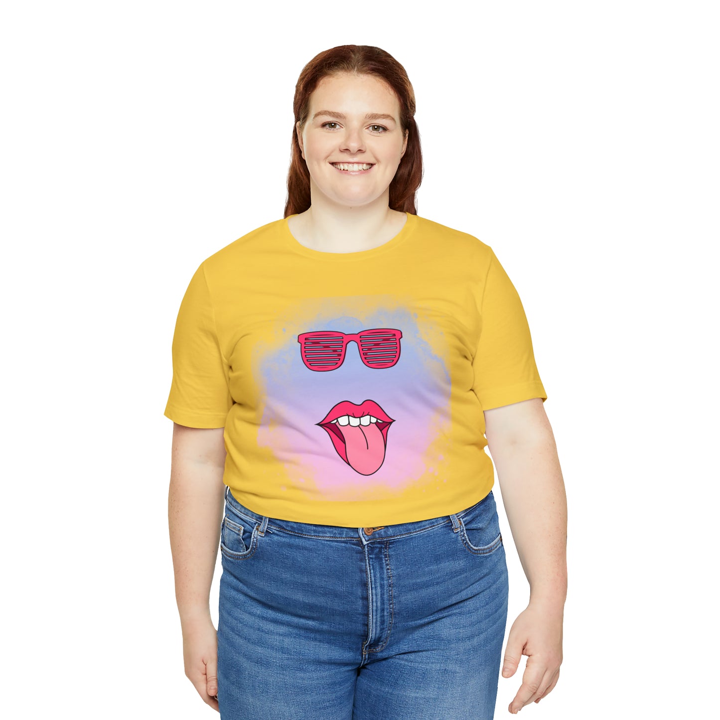 Lip Sunglasses t-shirt, Bubble gum kiss shirt,Pink Gum Shirt,Galantine gift travel shirt,best friend trip,girls vacation trip, Unisex Jersey